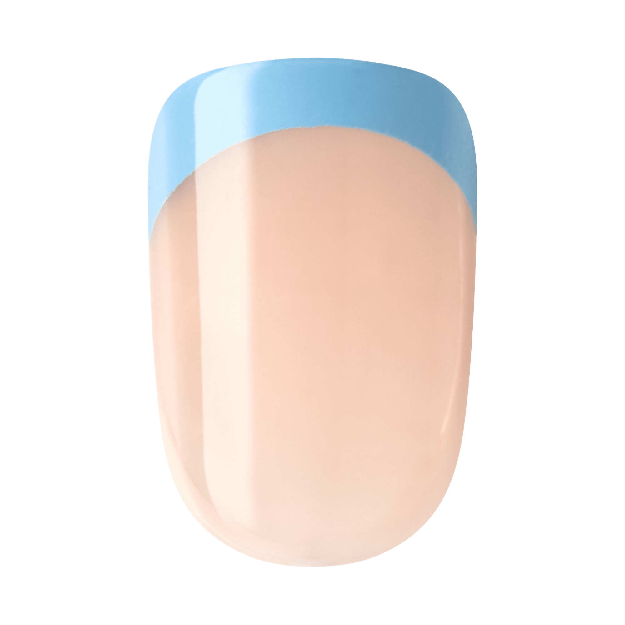 impress-french-no-glue-fake-press-on-nails-snooze-french-design-blue-short-squov image 5