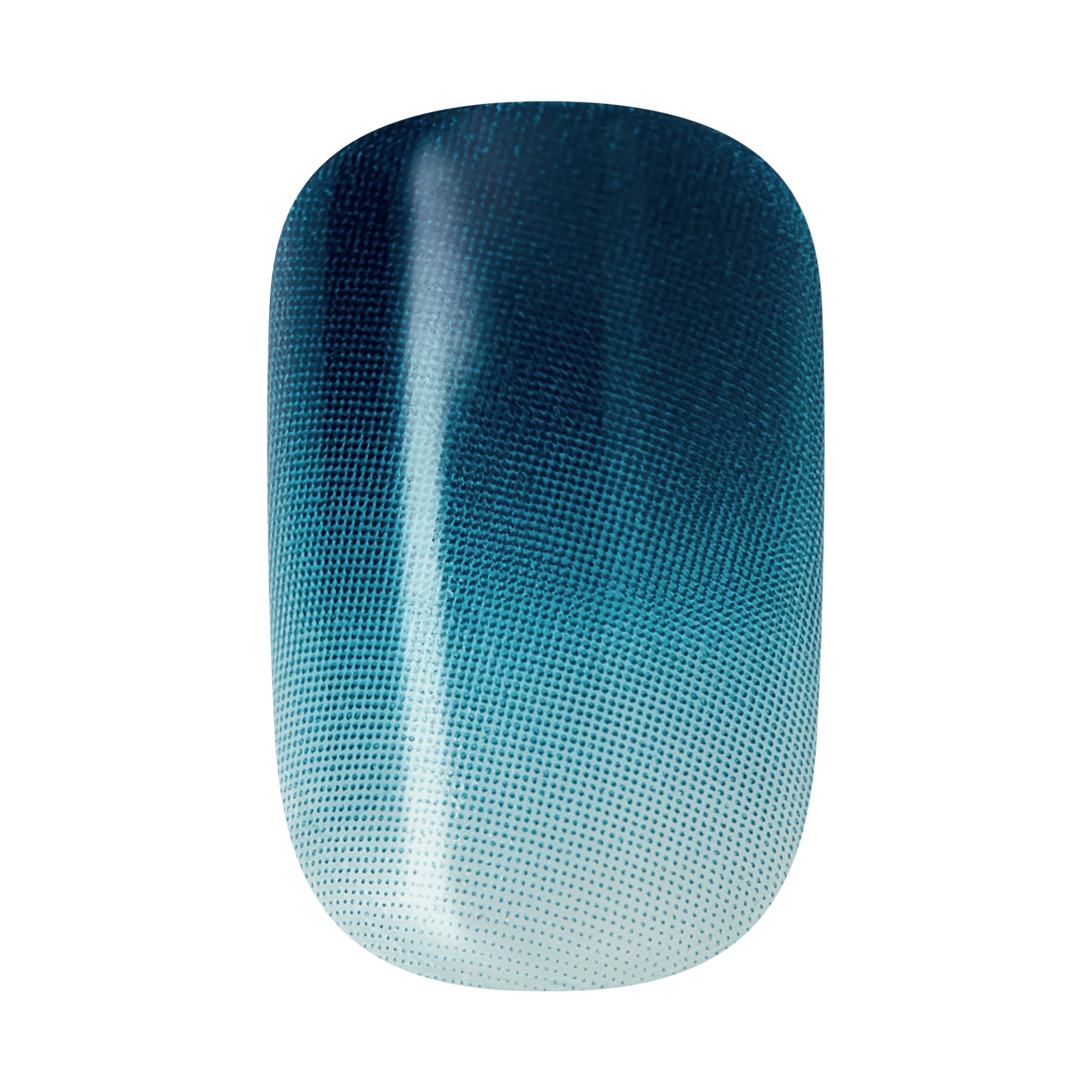impress-velvet-breeze-no-glue-press-on-nails-solid-blue-short-squoval-manicure image 5