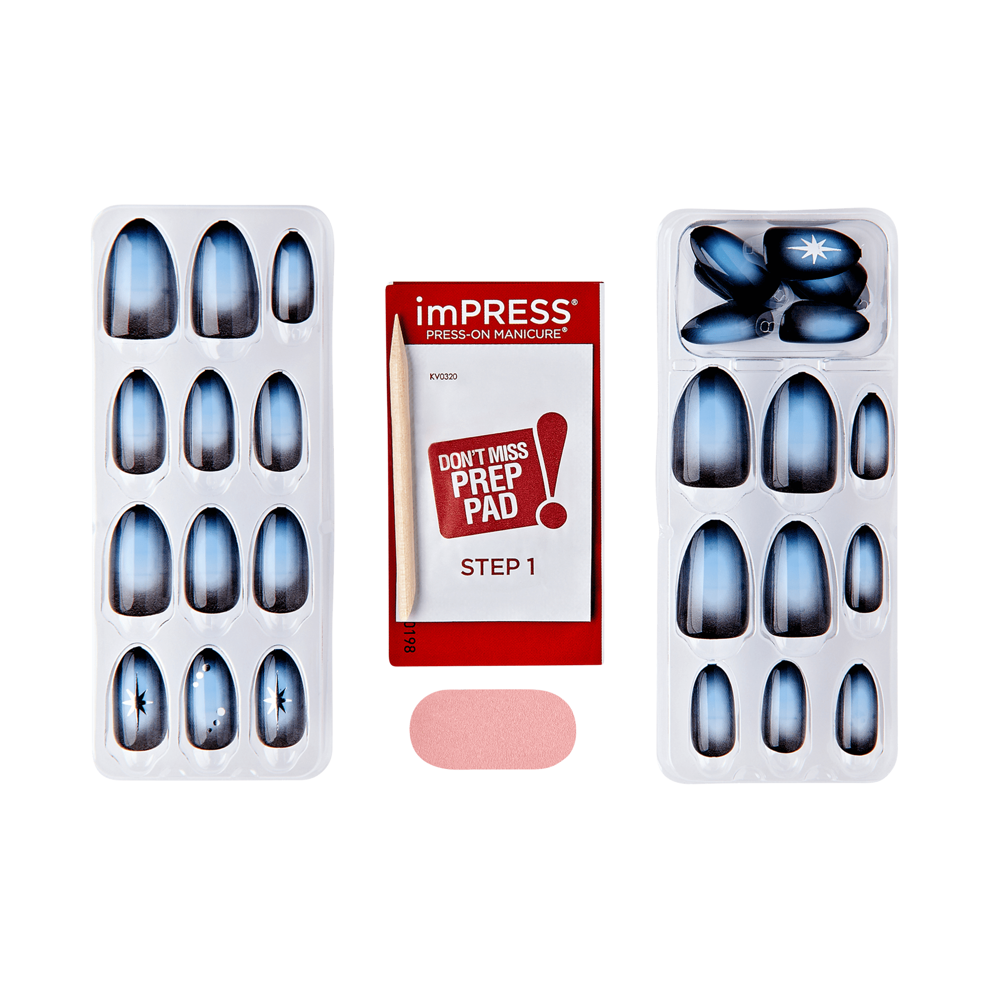 impress-design-lovesome-press-on-nails-blue-almond-medium-30-nails-no-glue image 4