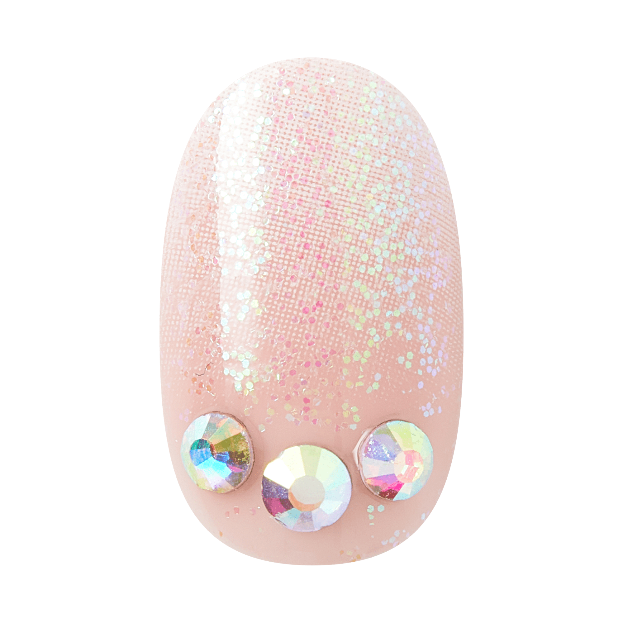 impress-design-no-glue-fake-press-on-nails-even-better-pink-short-oval-3d-jewel- image 5