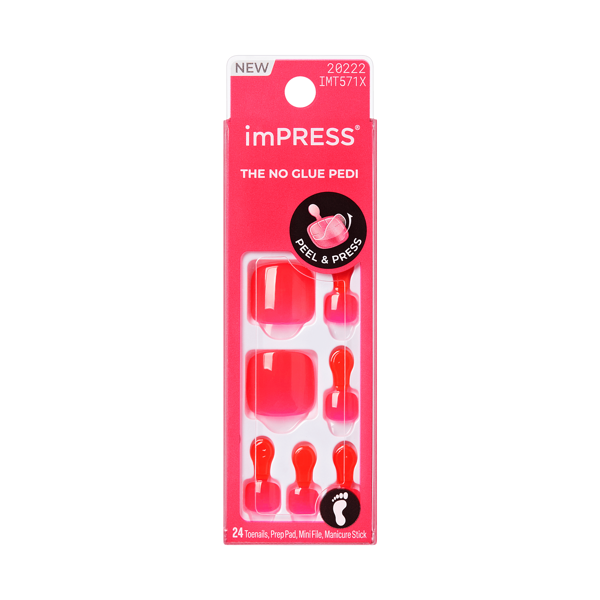 impress-color-press-on-mani-pedi-bundle-melting-cherry-on-top-set-no-glue-solid- image 6