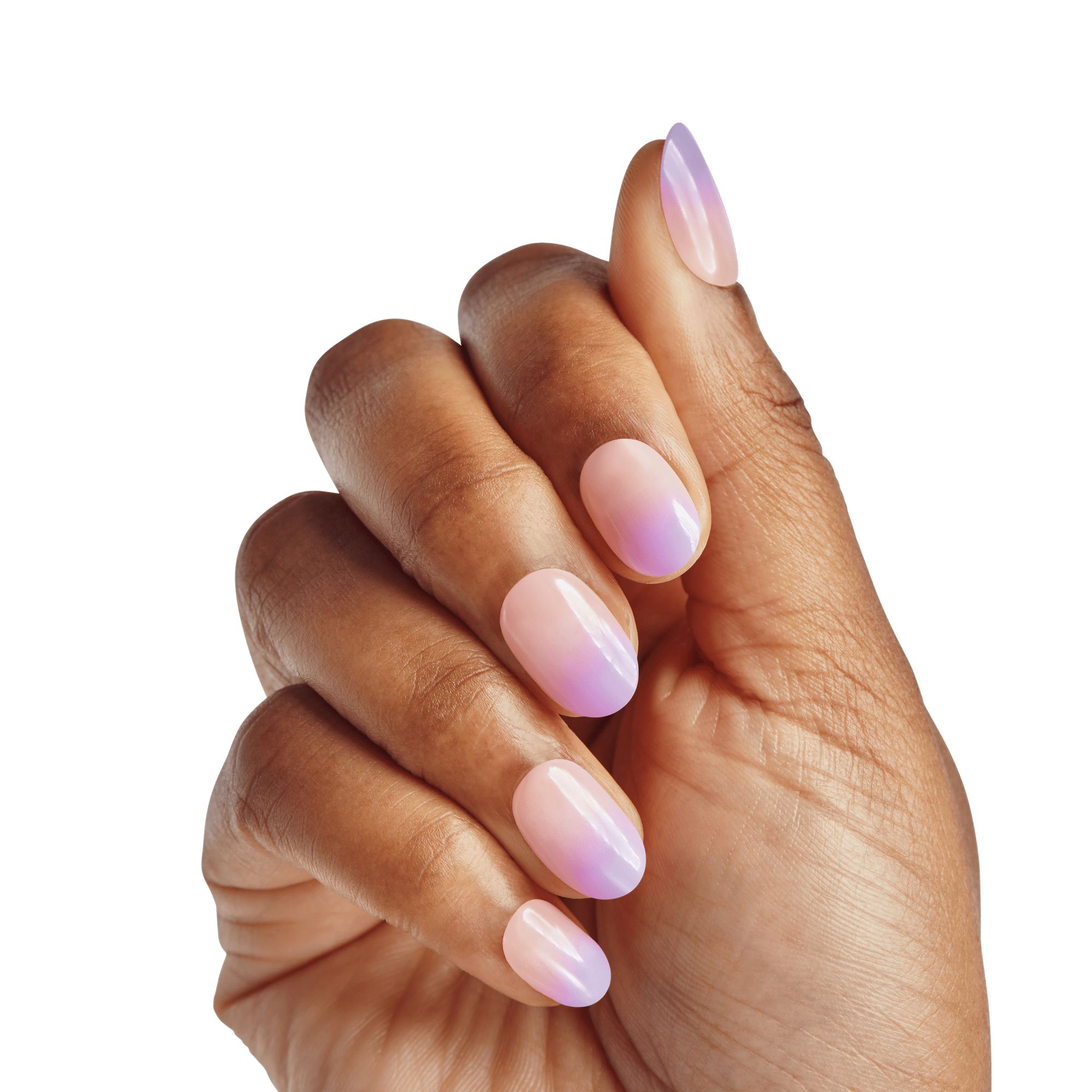 impress-color-take-a-chance-no-glue-press-on-nails-short-oval-purple-ombre image 4