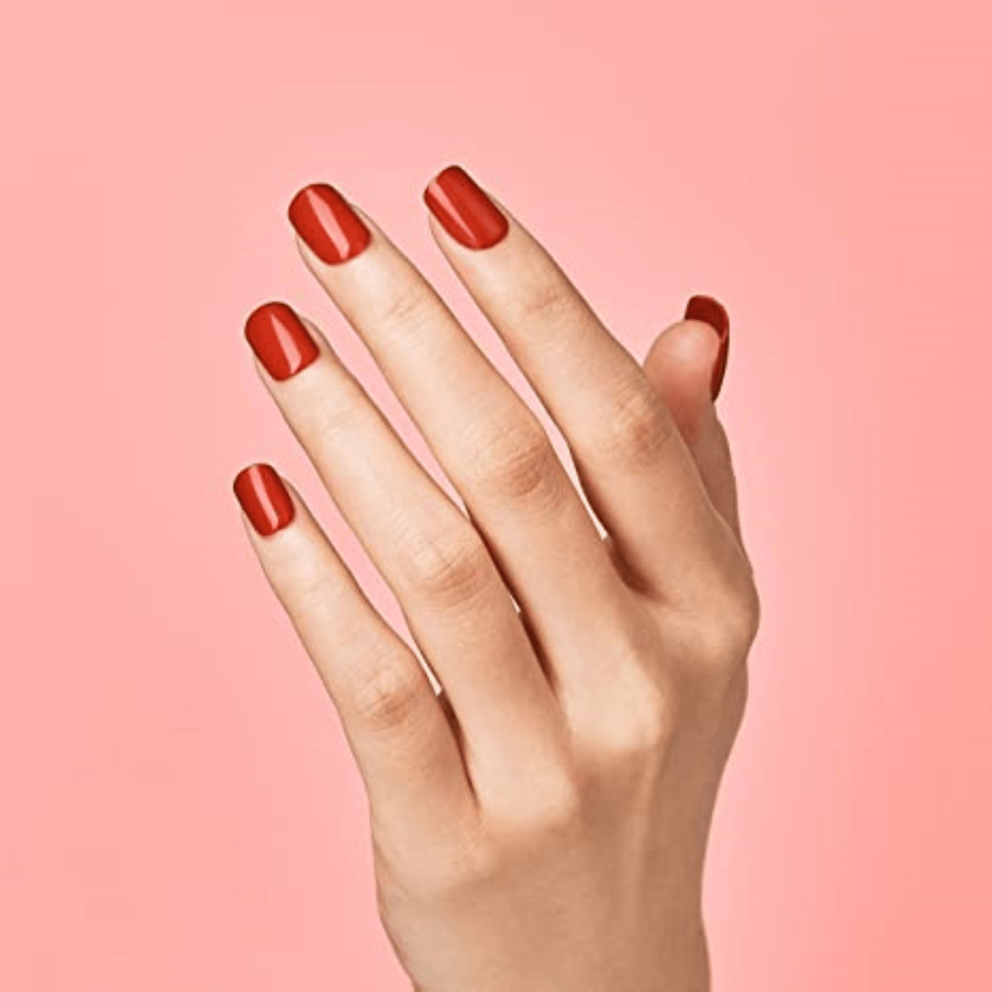 impress-color-no-glue-fake-press-on-nails-reddy-or-not-solid-red-short-squoval-3 image 3