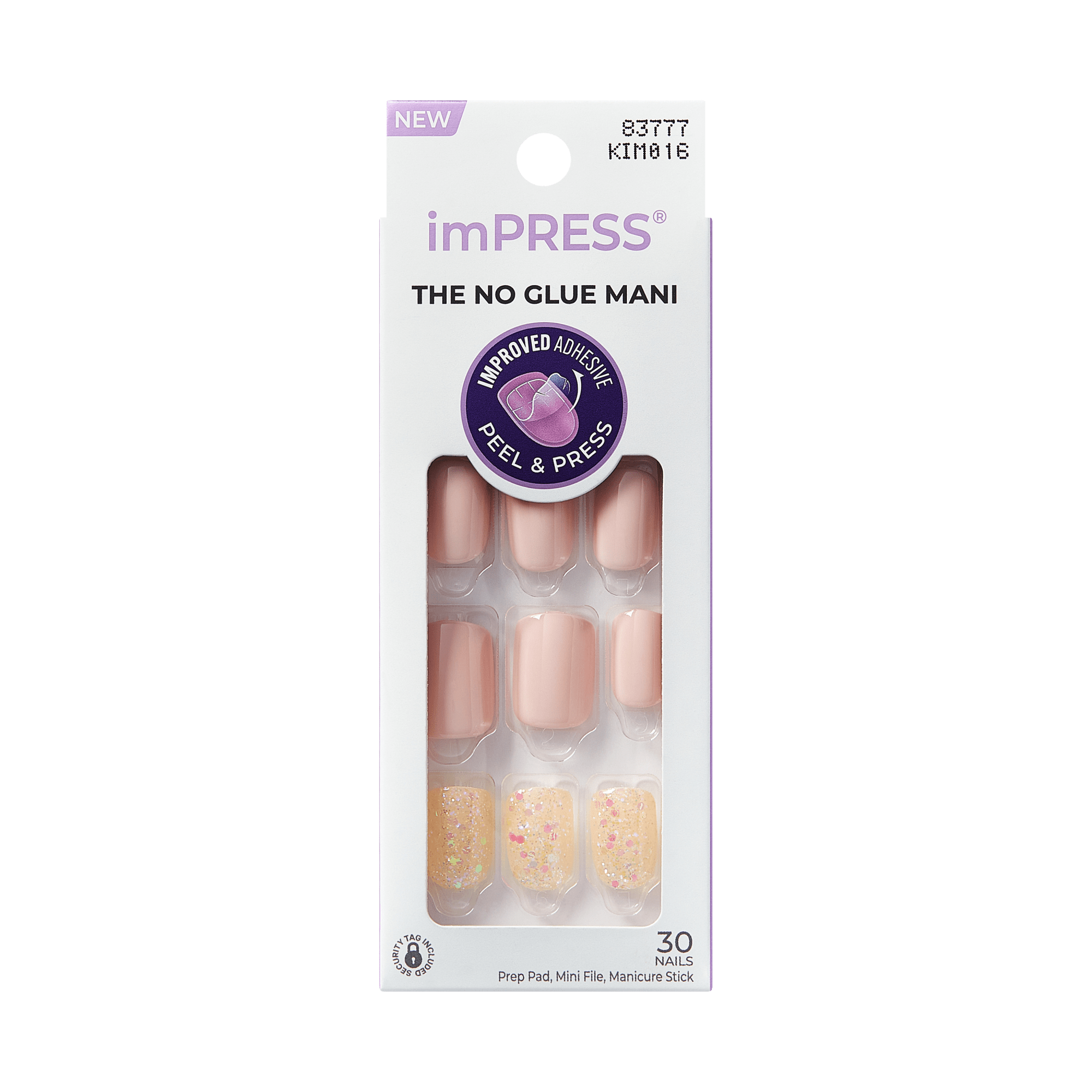 impress-dorothy-design-no-glue-press-on-nails-pink-short-squoval image 5