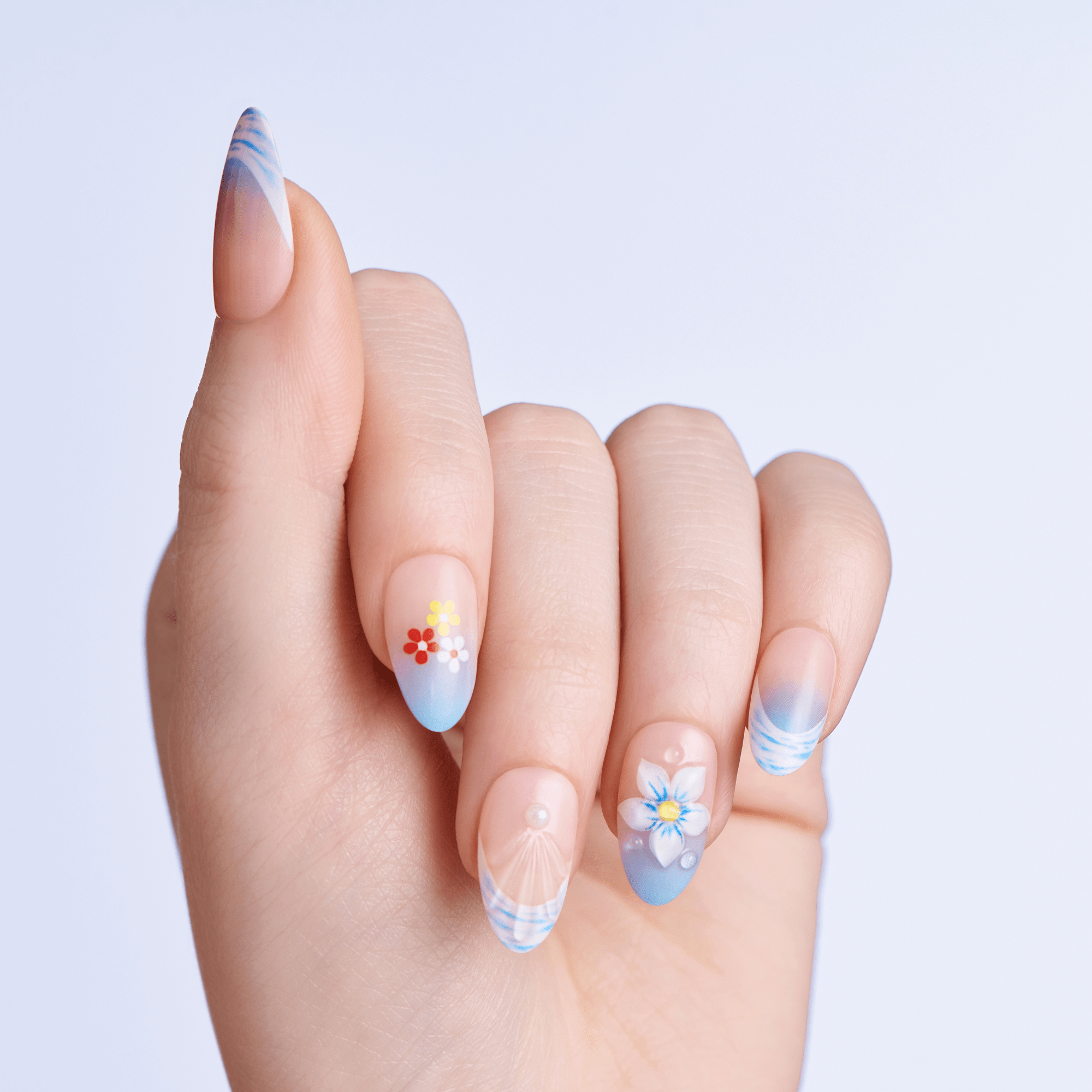 impress-design-no-glue-fake-press-on-nails-amerie-french-design-multicolor-mediu image 4