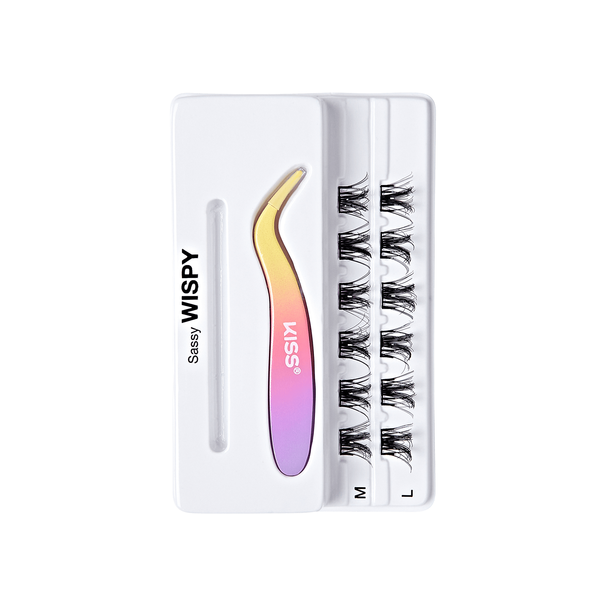 impress-falsies-pre-glued-false-eyelashes-minipack-sassy-12-clusters-with-applic image 3