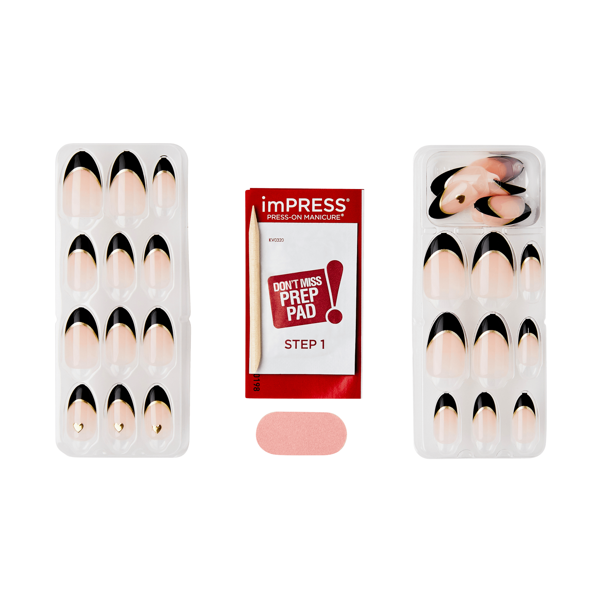 impress-design-no-glue-fake-press-on-nails-positive-black-french-tip-medium-almo image 5