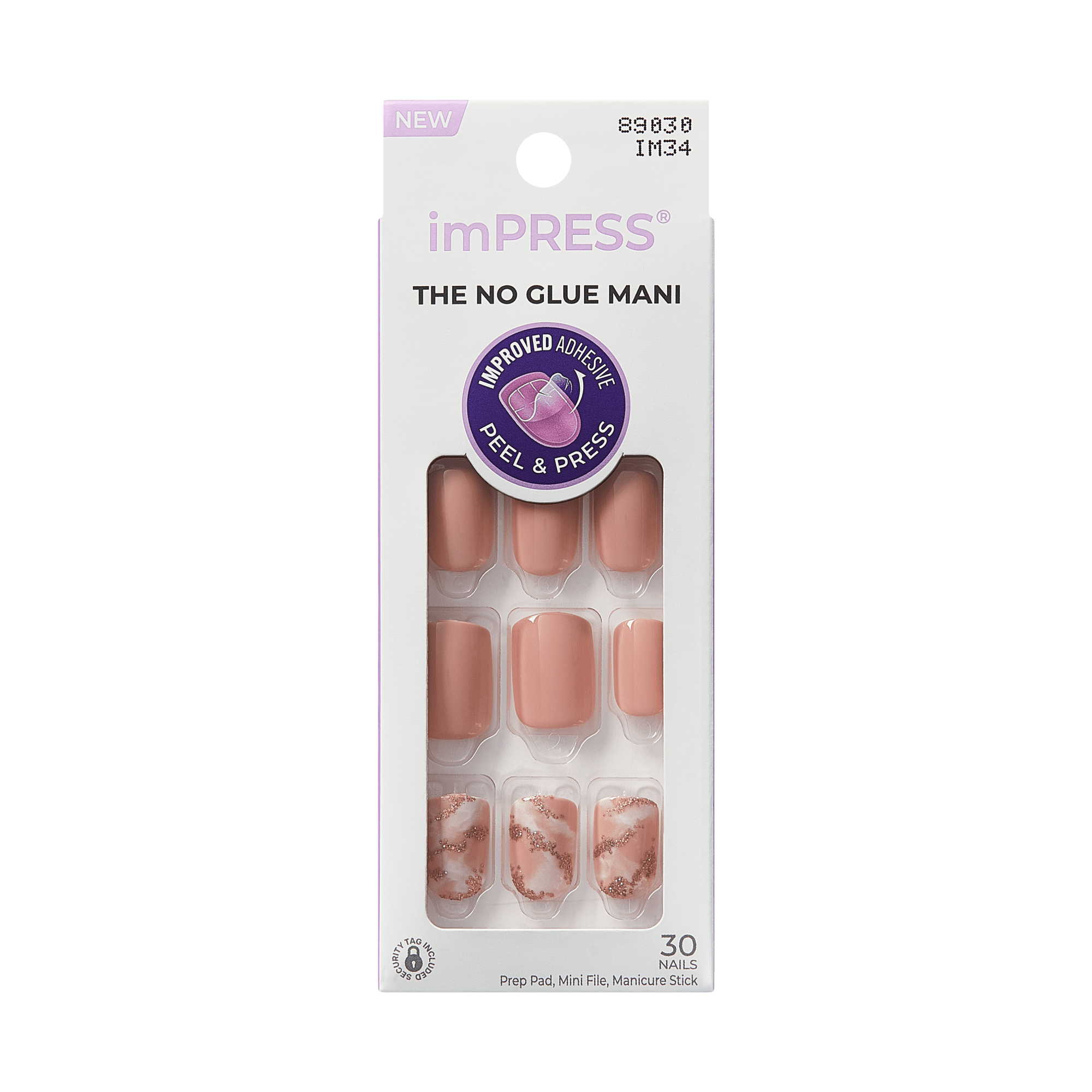 impress-design-no-glue-fake-press-on-nails-kingdom-pink-short-squoval-manicure-3 image 7