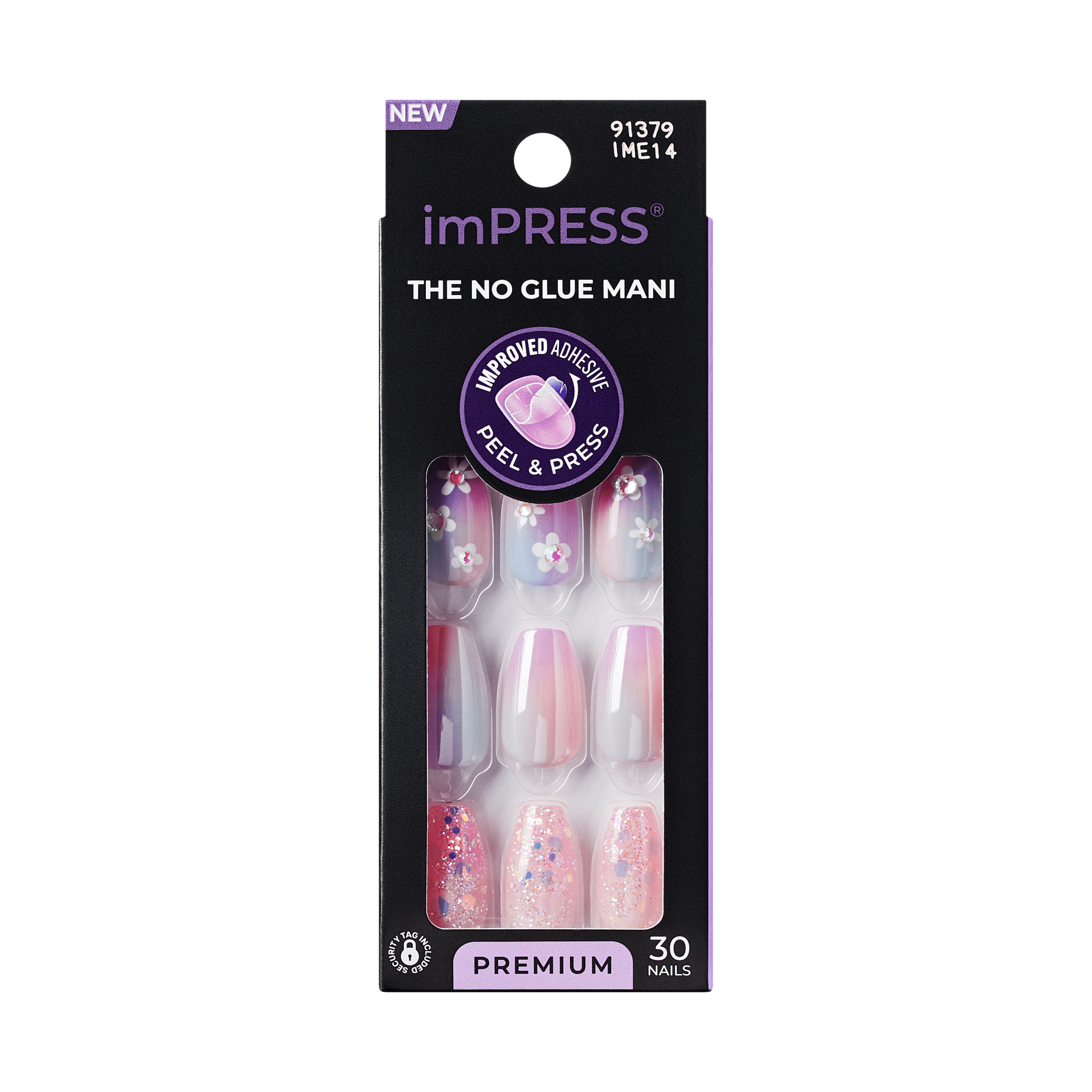 impress-premium-no-glue-press-on-nails-portal-3d-jewel-design-purple-medium-coff image 5