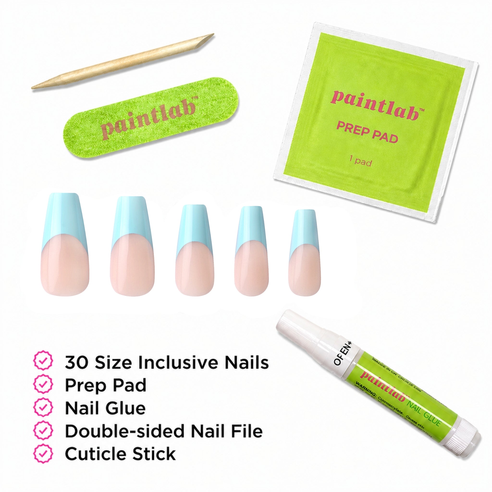 paintlab-baby-blue-coffin-press-on-nails image 4