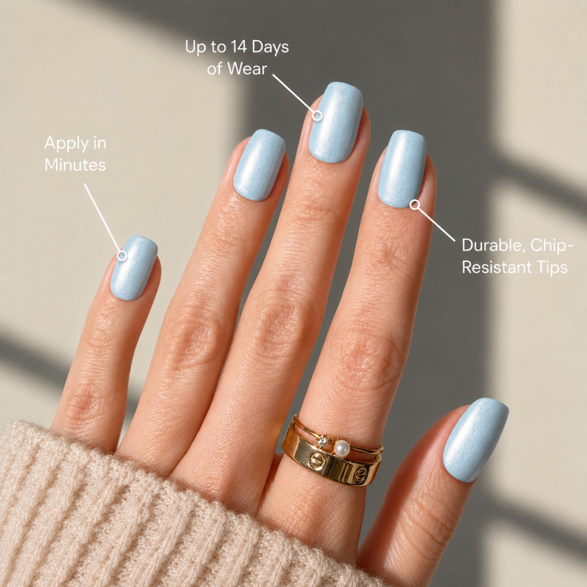 paintlab-baby-blue-cat-eye-squoval-press-on-nails-magnetic-chrome-finish image 2