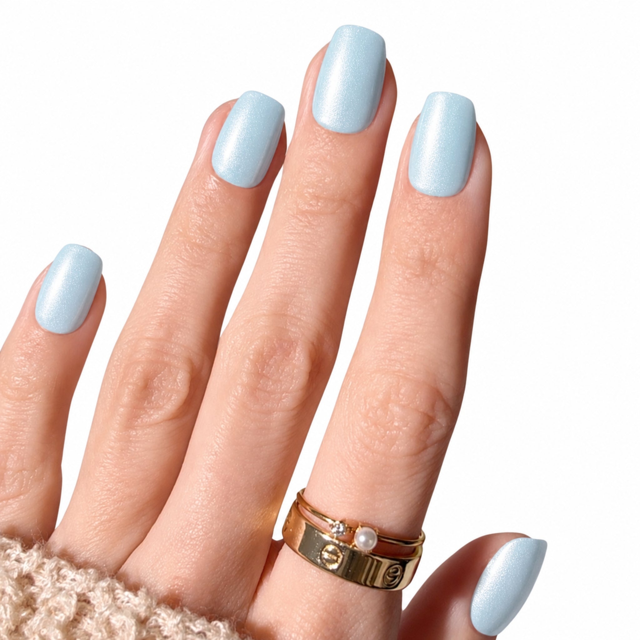 paintlab-baby-blue-cat-eye-squoval-press-on-nails-magnetic-chrome-finish image 5