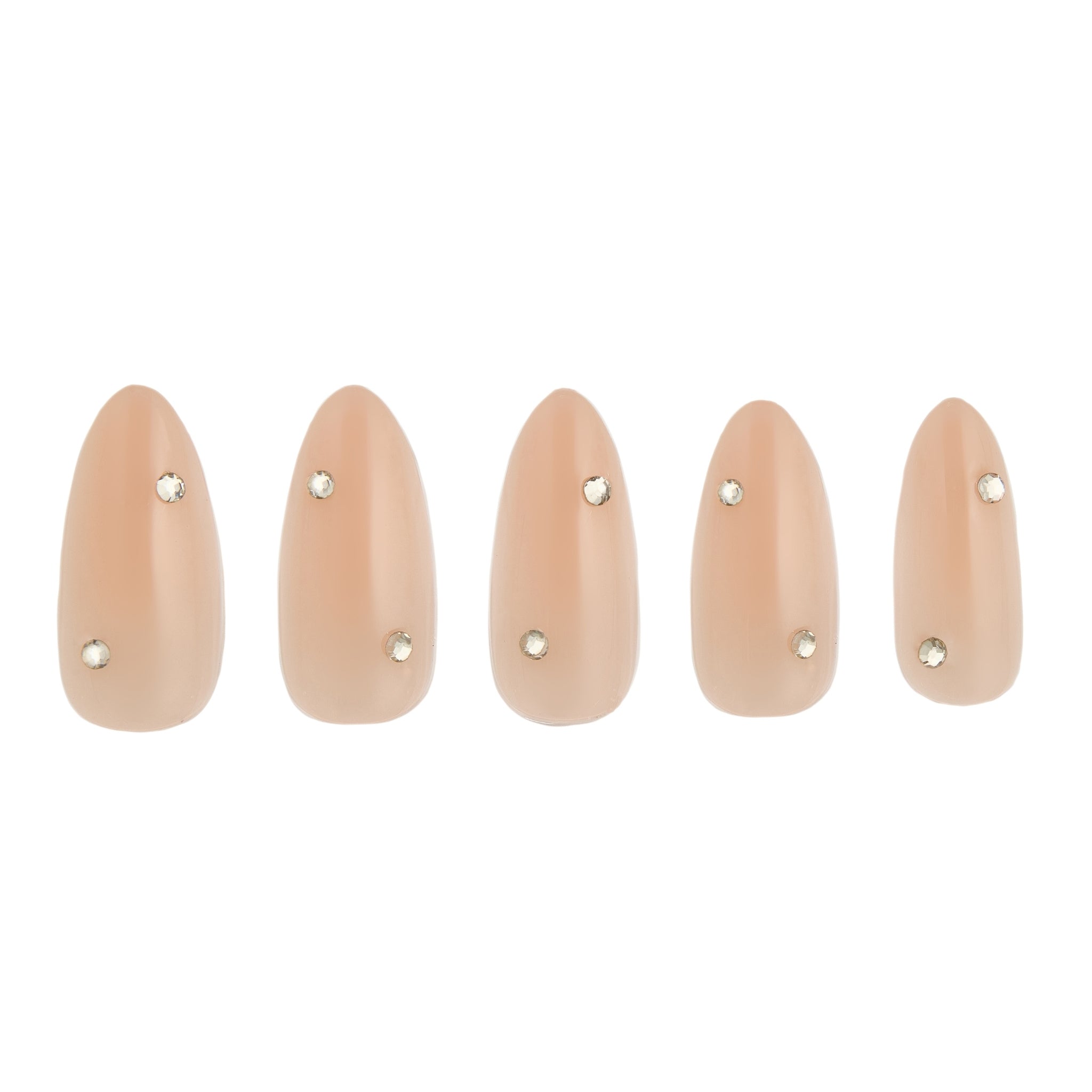 paintlab-bare-lux-almond-press-on-nails-nude-glam-with-3d-accents image 3