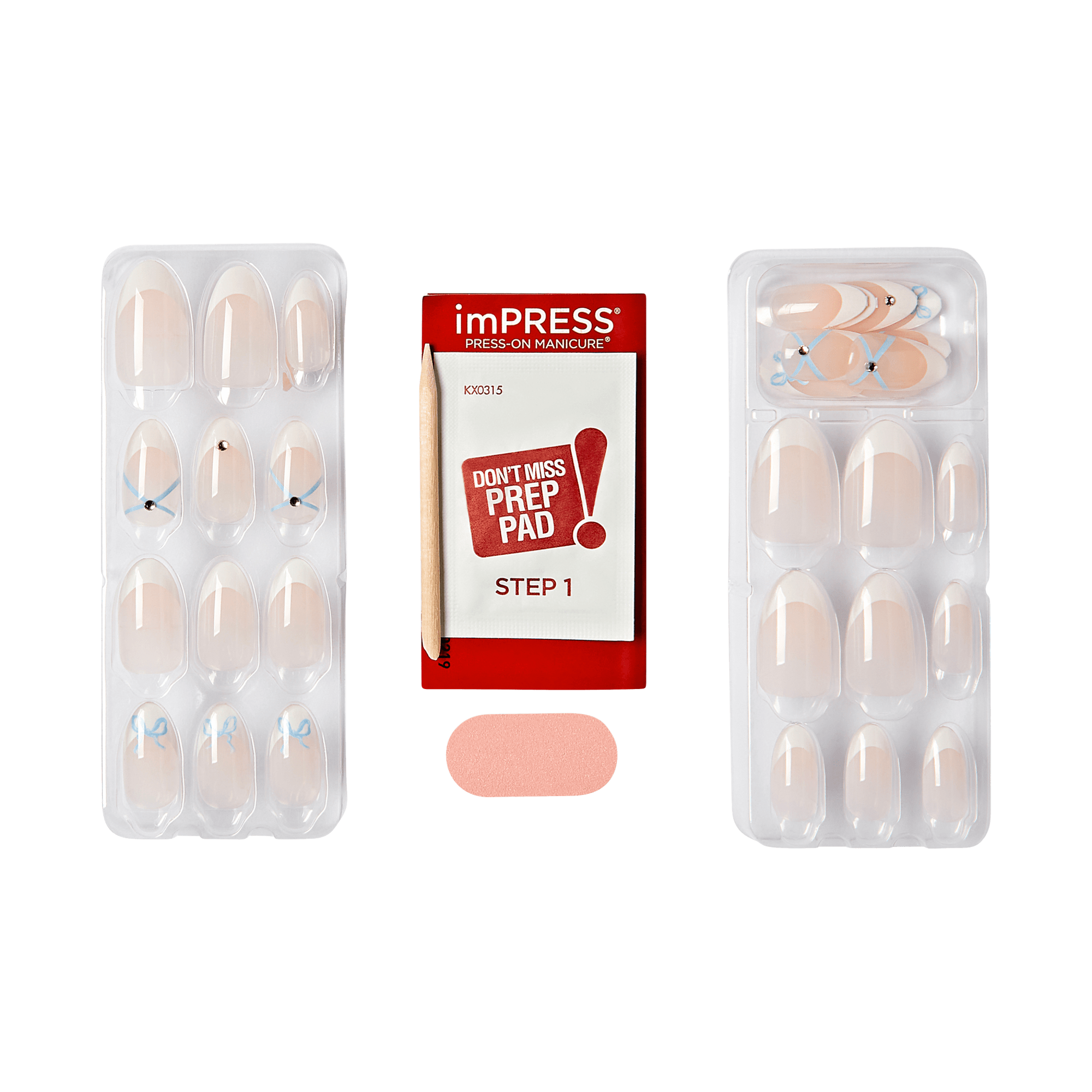 impress-design-no-glue-fake-press-on-nails-hearty-white-blue-medium-almond-manic image 5