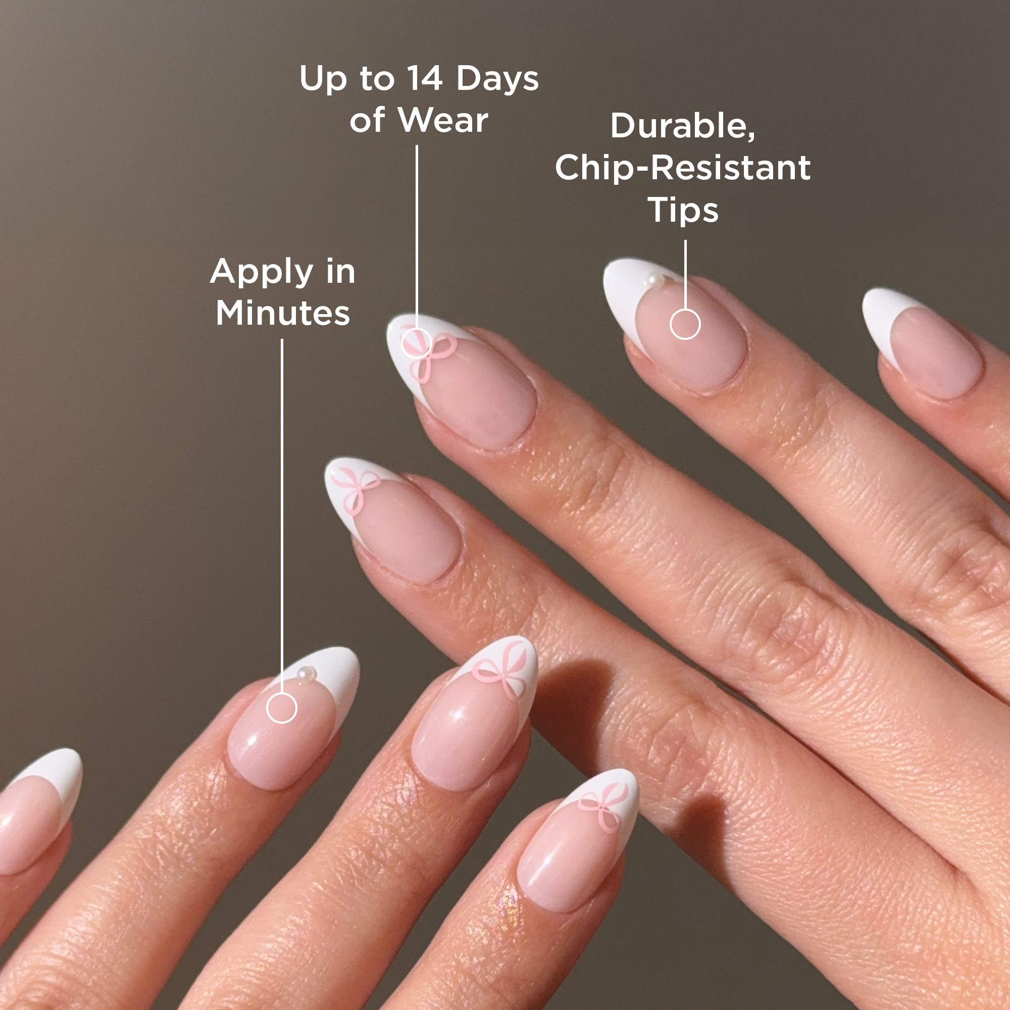 paintlab-belle-bows-short-almond-press-on-nails-3d-bow-accents-feminine-almond-s image 2