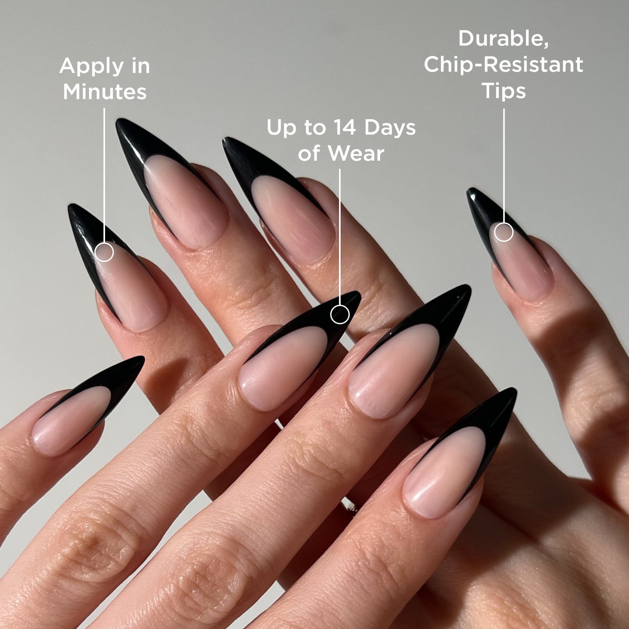 paintlab-black-stiletto-press-on-nails image 2