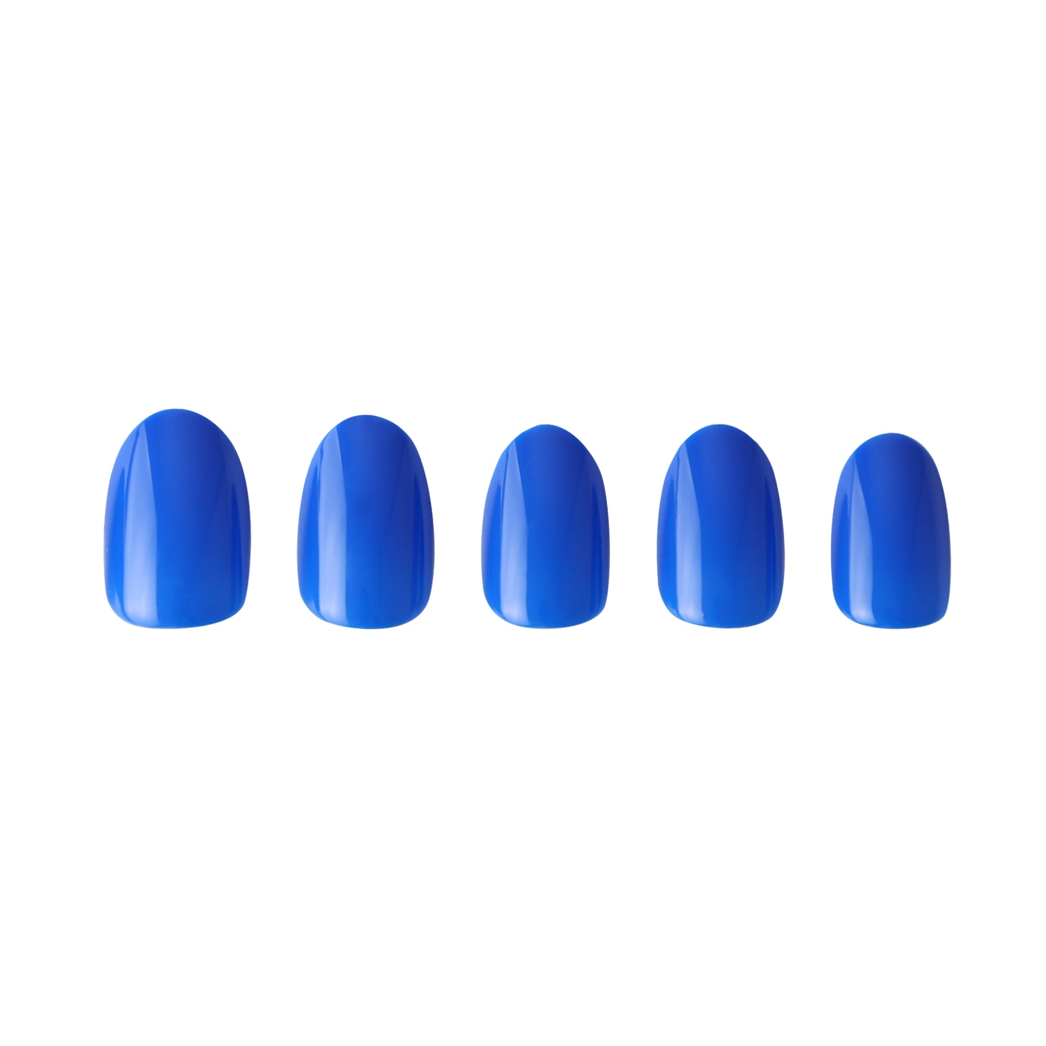 paintlab-blue-boom-oval-press-on-nails-bold-blue-solids image 3