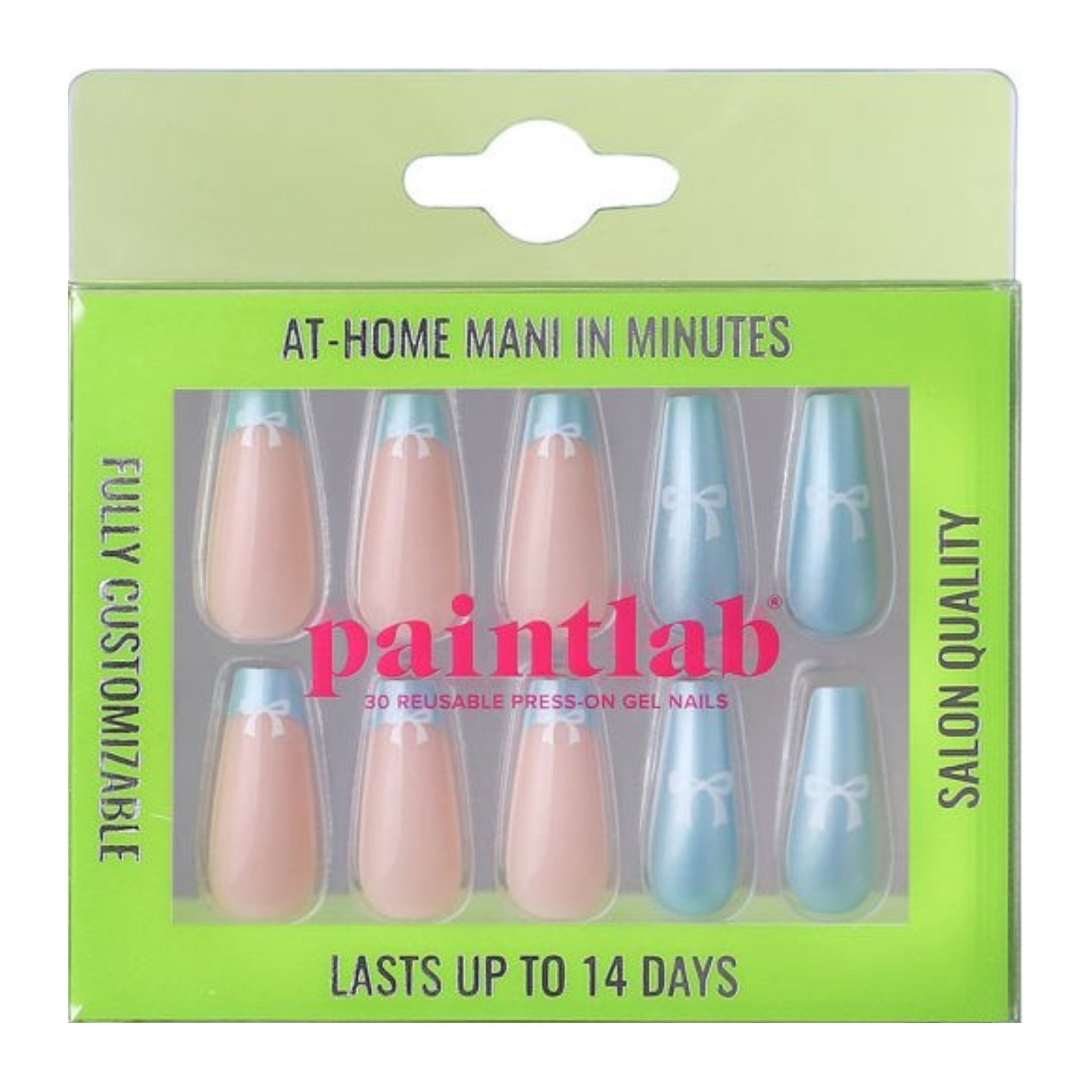 paintlab-blue-coquette-coffin-sleek-press-on-nails image 1
