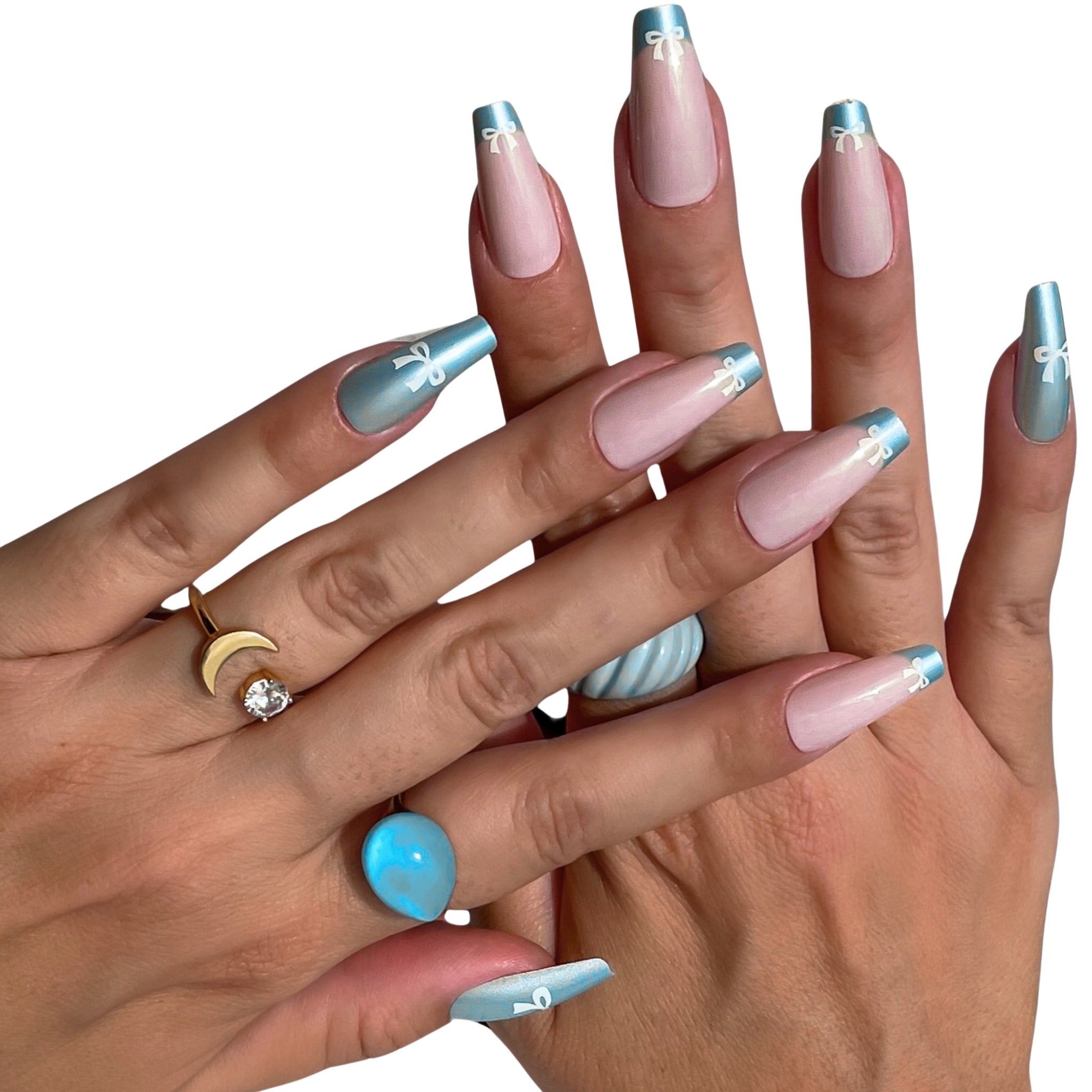 paintlab-blue-coquette-coffin-sleek-press-on-nails image 5