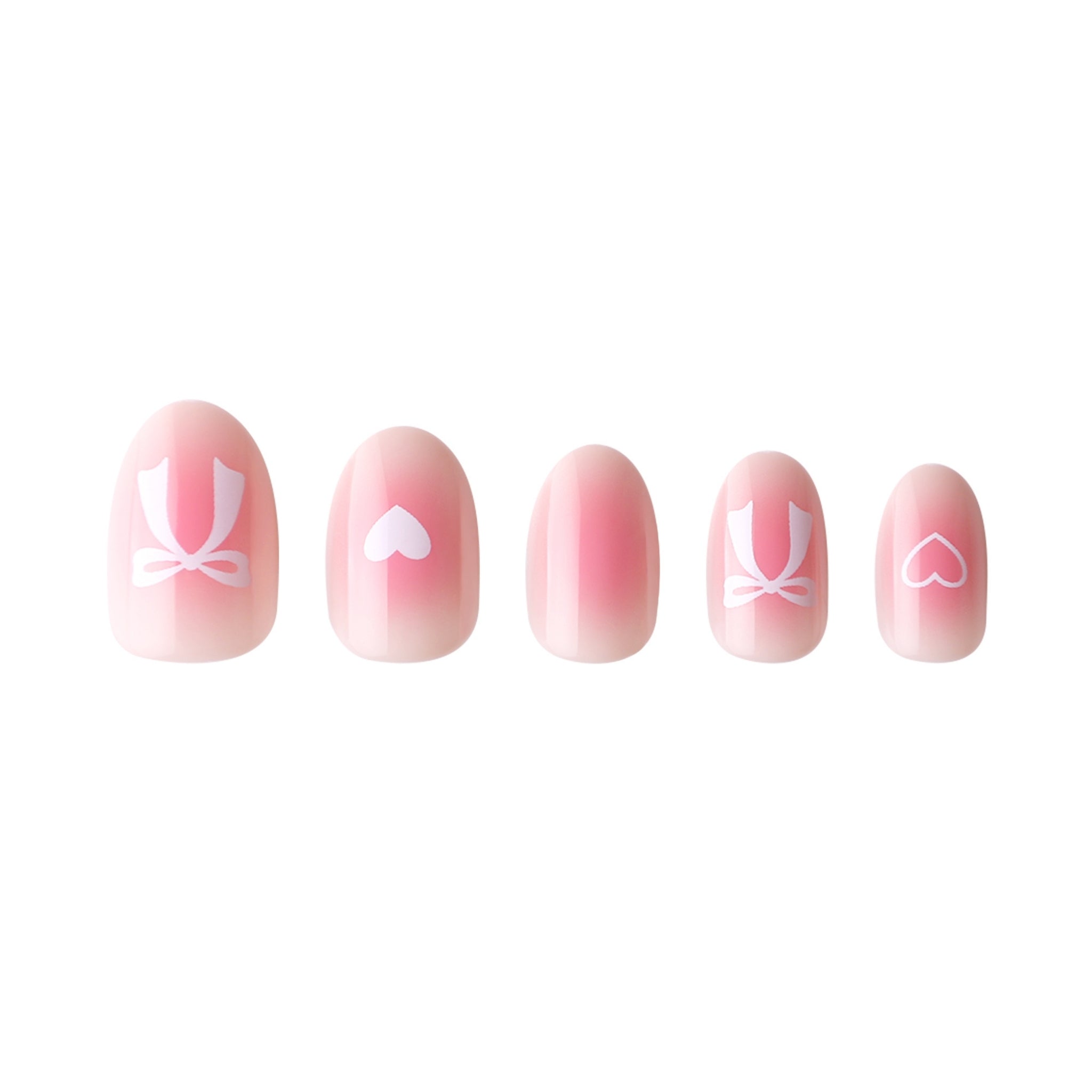 paintlab-blushing-bows-oval-press-on-nails image 3