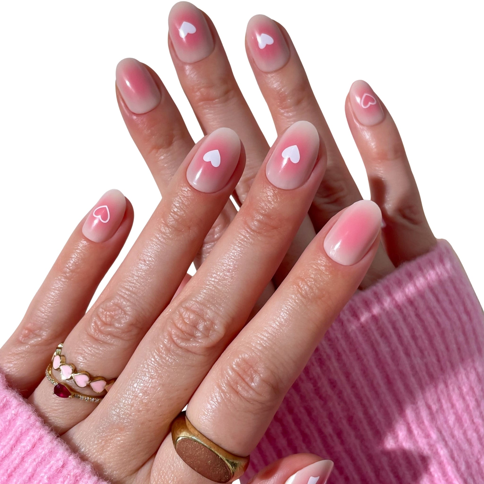 paintlab-blushing-bows-oval-press-on-nails image 5