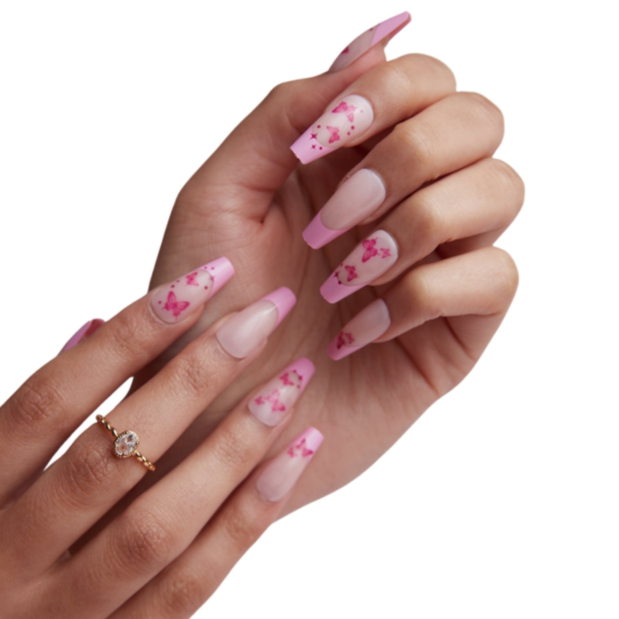 paintlab-butterfly-kiss-coffin-sleek-press-on-nails image 5