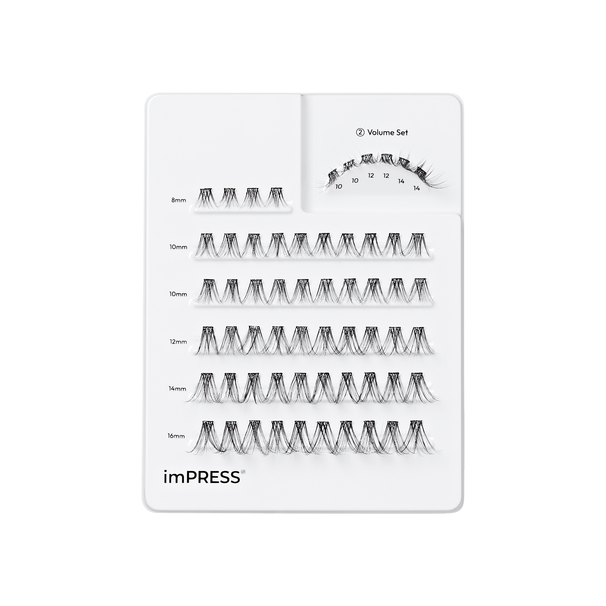 impress-falsies-classic-volume-pre-glued-lash-clusters-multipack-60-lashes image 6