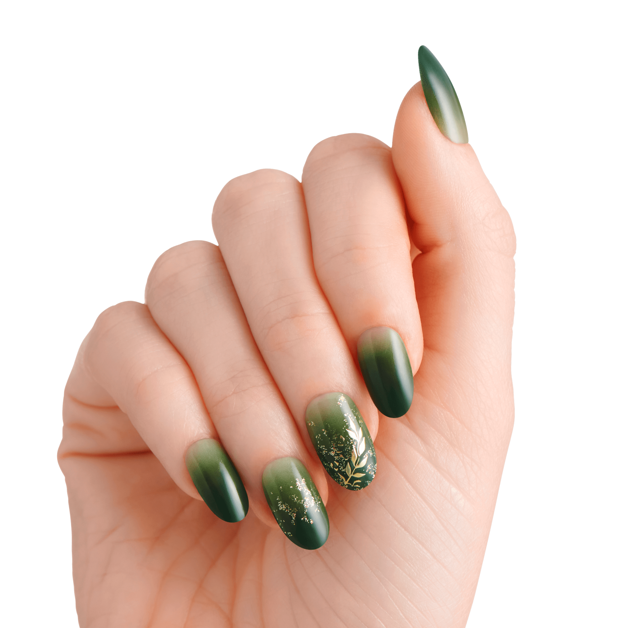 impress-x-wicked-for-good-defy-expectations-design-green-medium-oval-manicure image 4