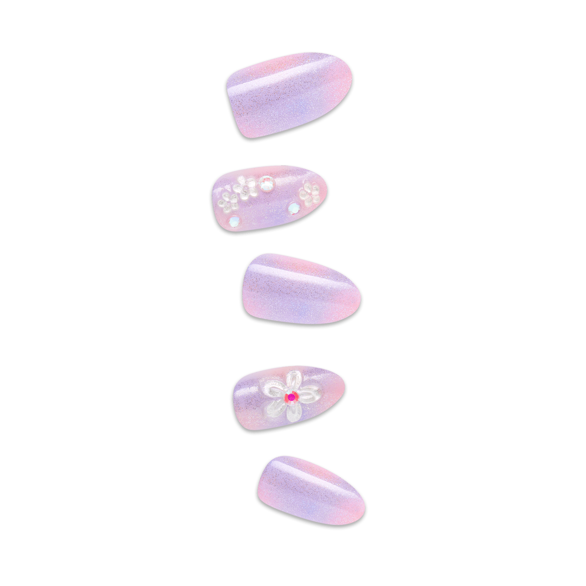 impress-premium-pick-me-first-no-glue-press-on-nails-multicolor-3d-jewel-design- image 1