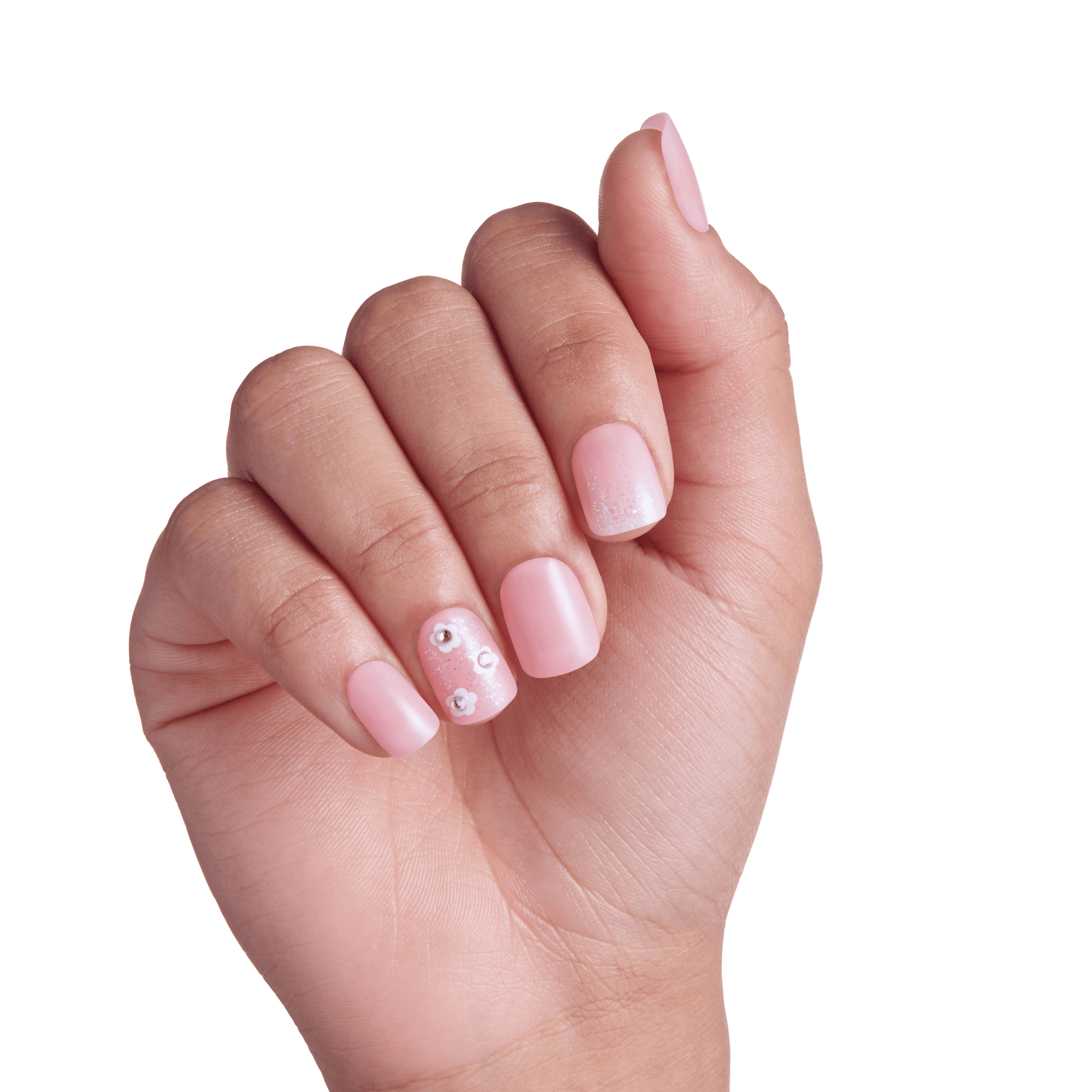 impress-design-no-glue-fake-press-on-nails-the-beginning-3d-jewel-design-pink-sh image 3