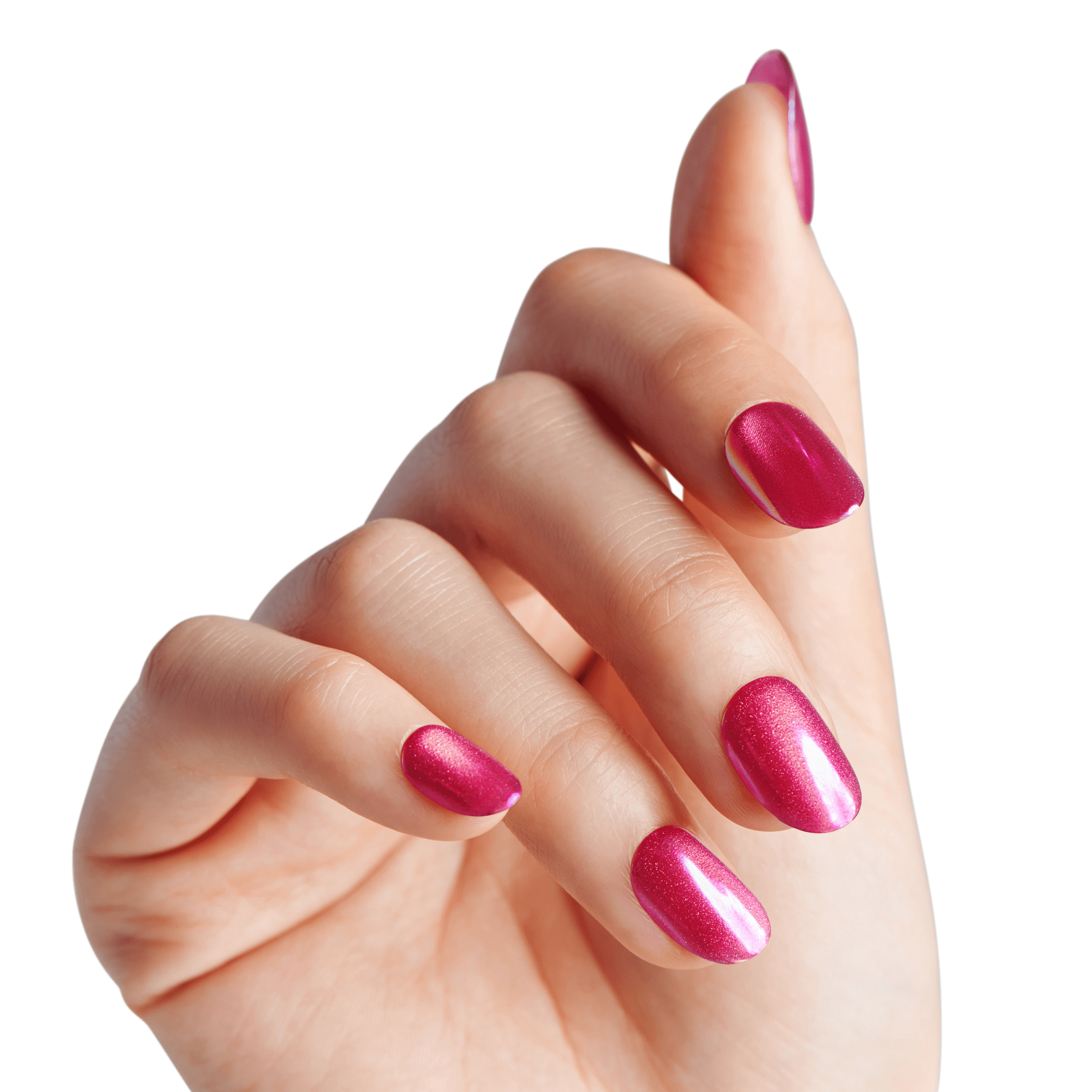 colorfx-by-impress-press-on-nails-around-you-solid-pearl-effect-pink-short-oval- image 4