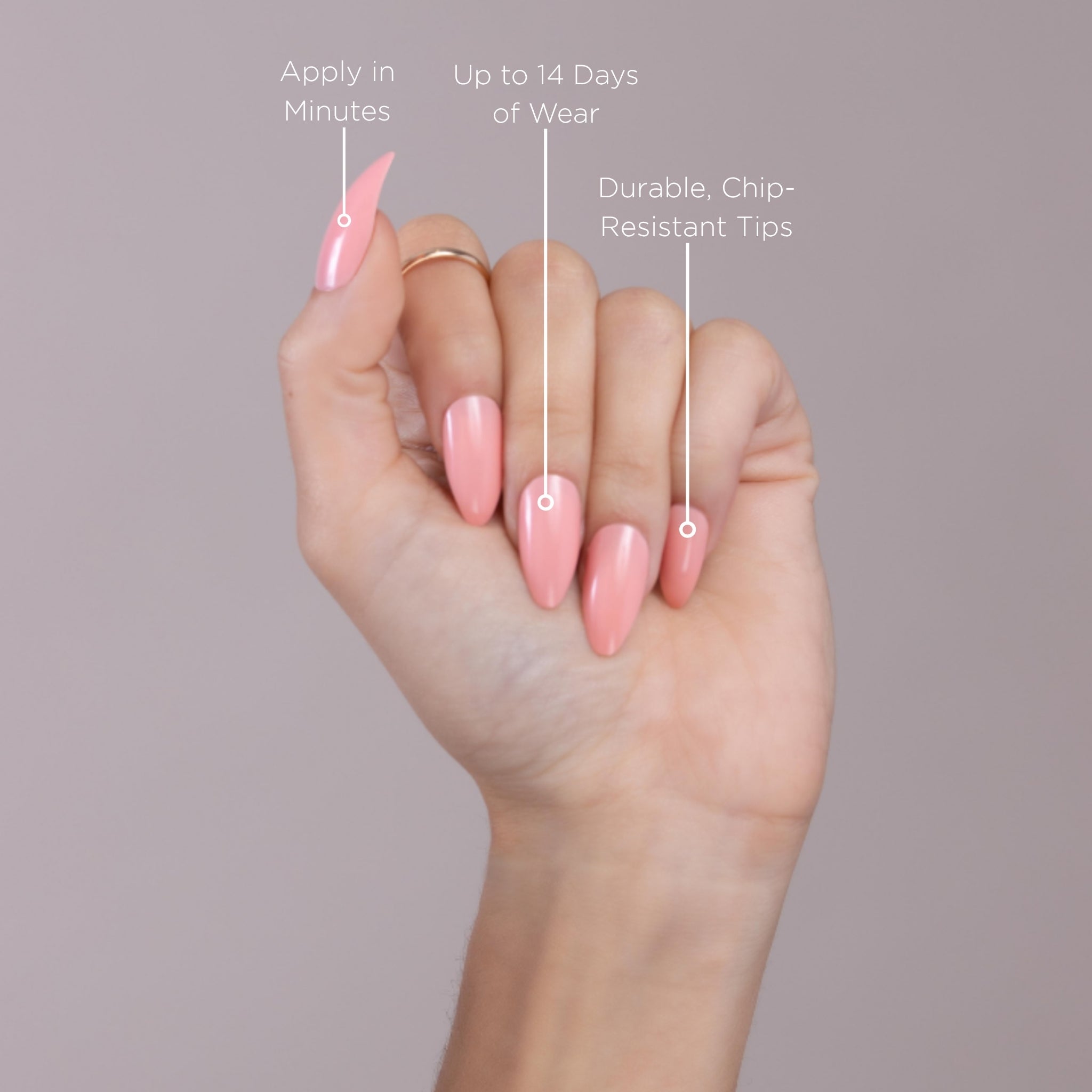 paintlab-cantaloupe-almond-press-on-nails-warm-orange-peach-solid-color-almond-s image 2