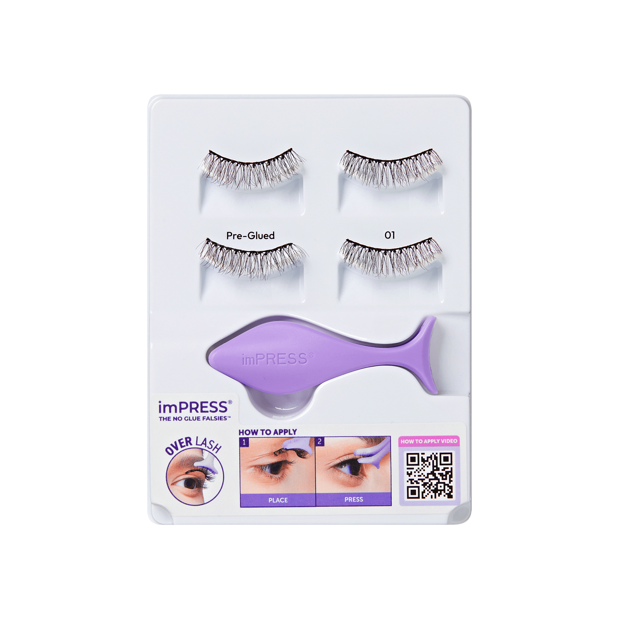 impress-falsies-pre-glued-strip-false-eyelashes-starter-kit-classic-natural-2-pa image 6