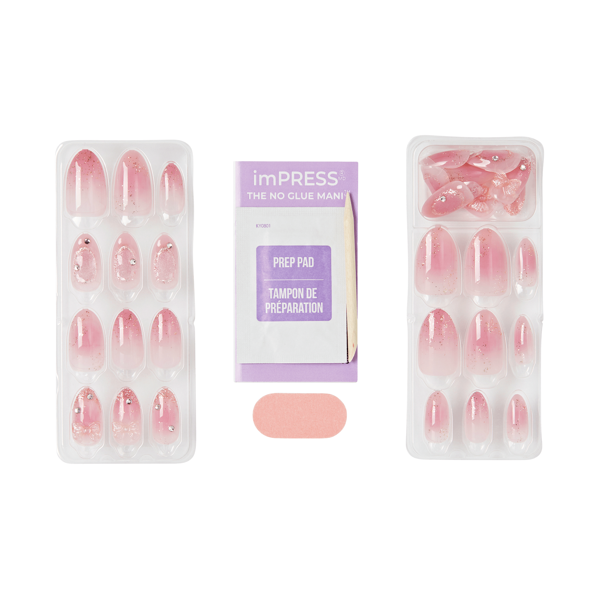 impress-design-premium-no-glue-fake-press-on-nails-venus-3d-jewel-design-pink-me image 4