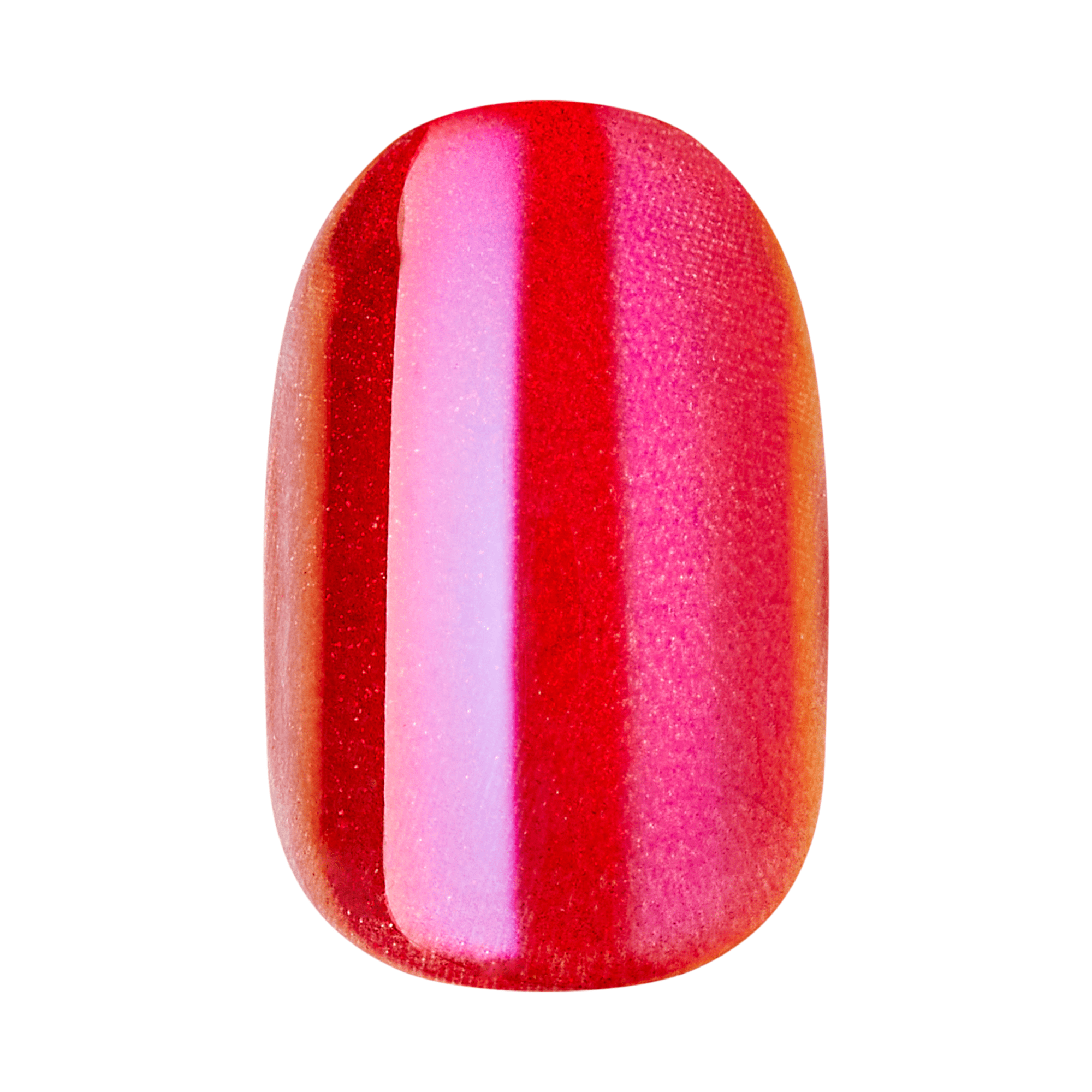 impress-colorfx-floating-no-glue-press-on-nails-pearl-effect-solid-pink-short-ov image 7