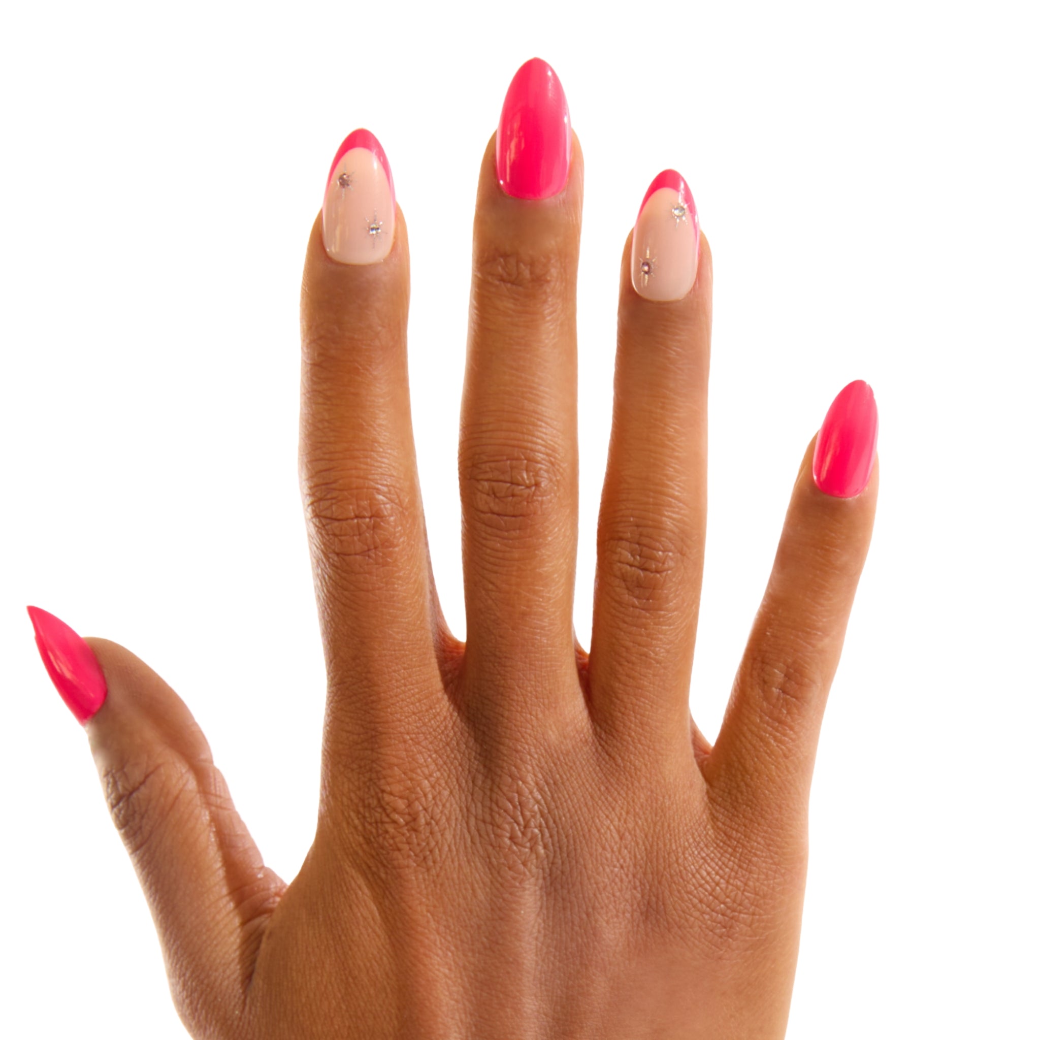 paintlab-celestial-pink-short-almond-press-on-nails image 5