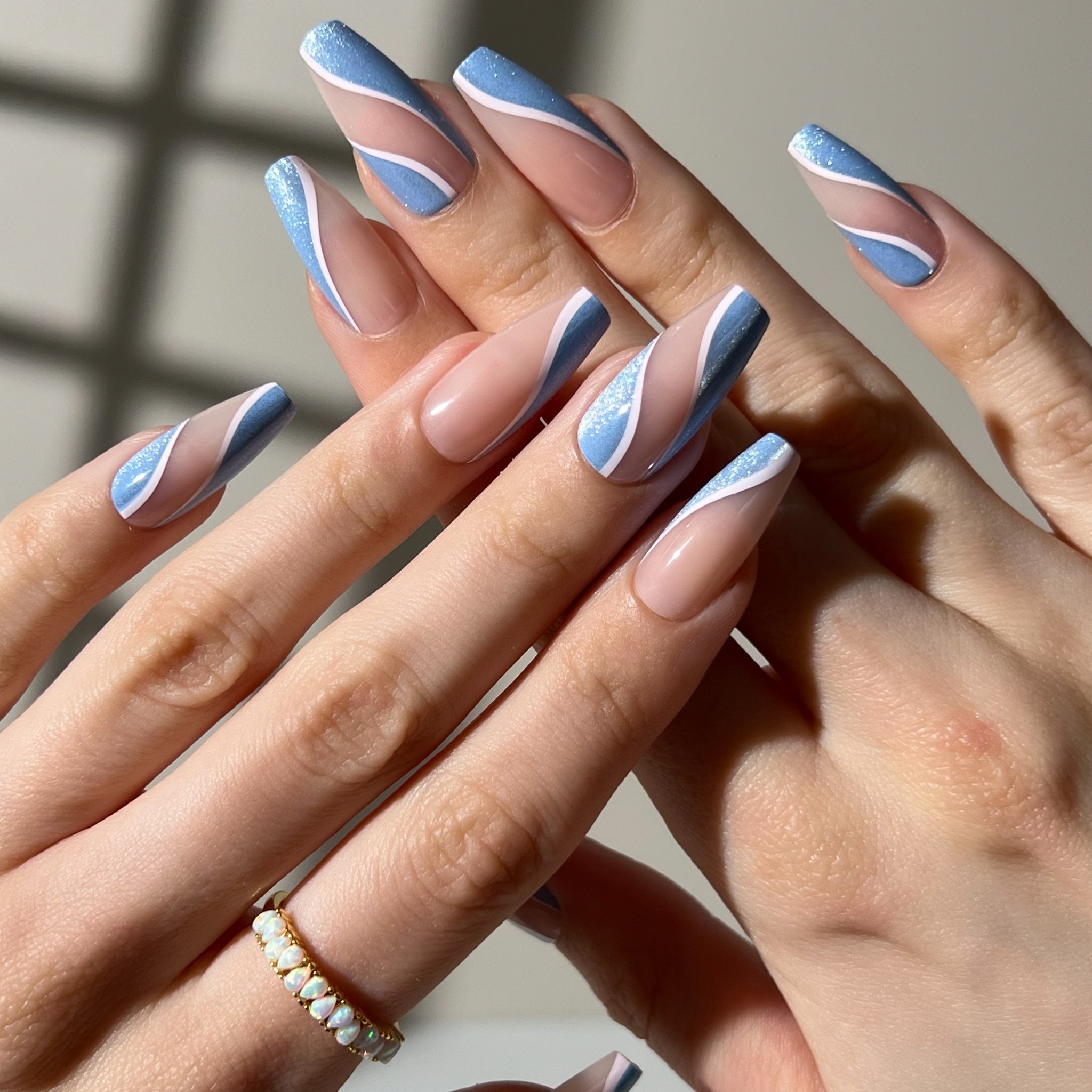 paintlab-summer-collection-pearl-paradise-themed-press-on-nails-luminous-ocean-i image 2