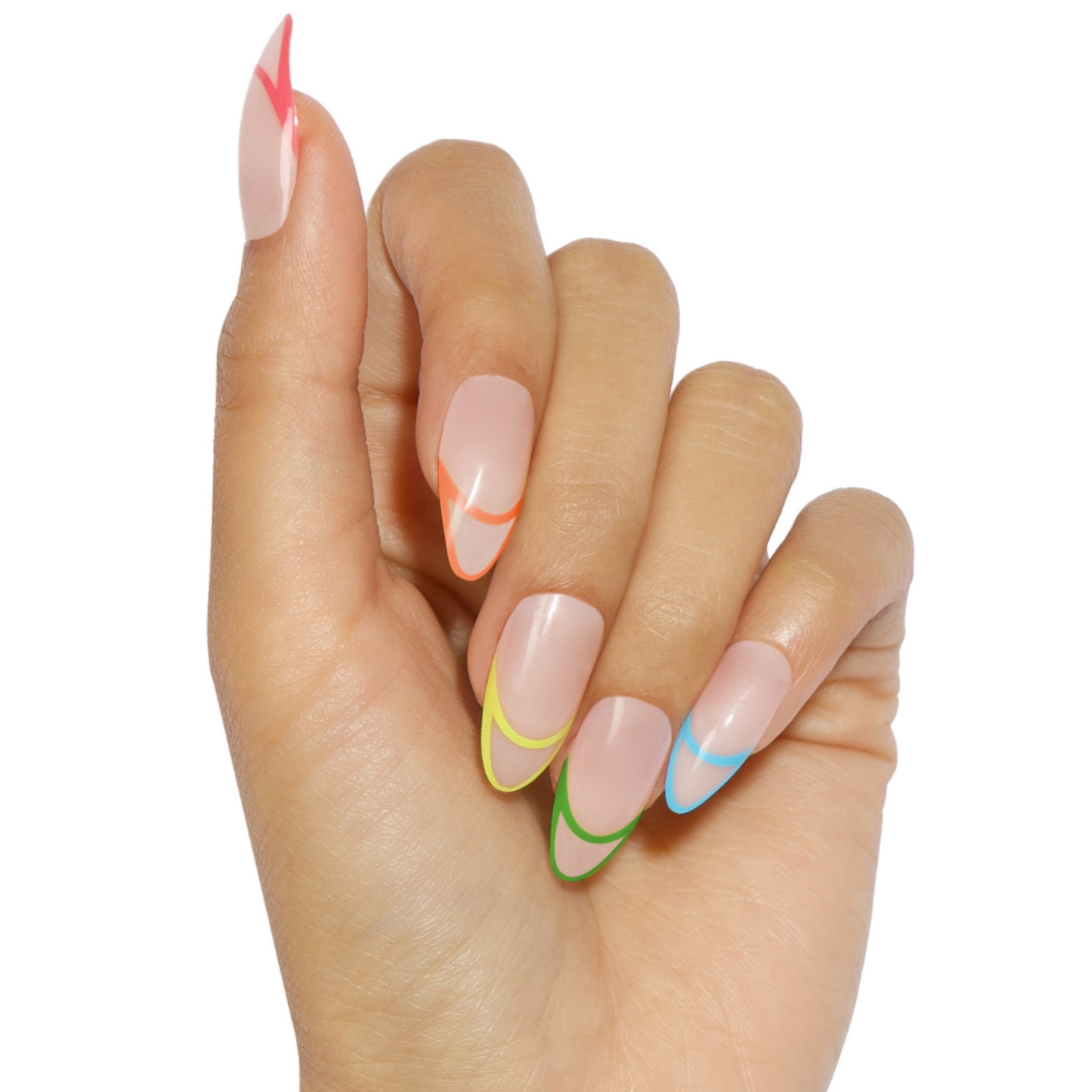 paintlab-check-you-out-almond-press-on-nails image 5