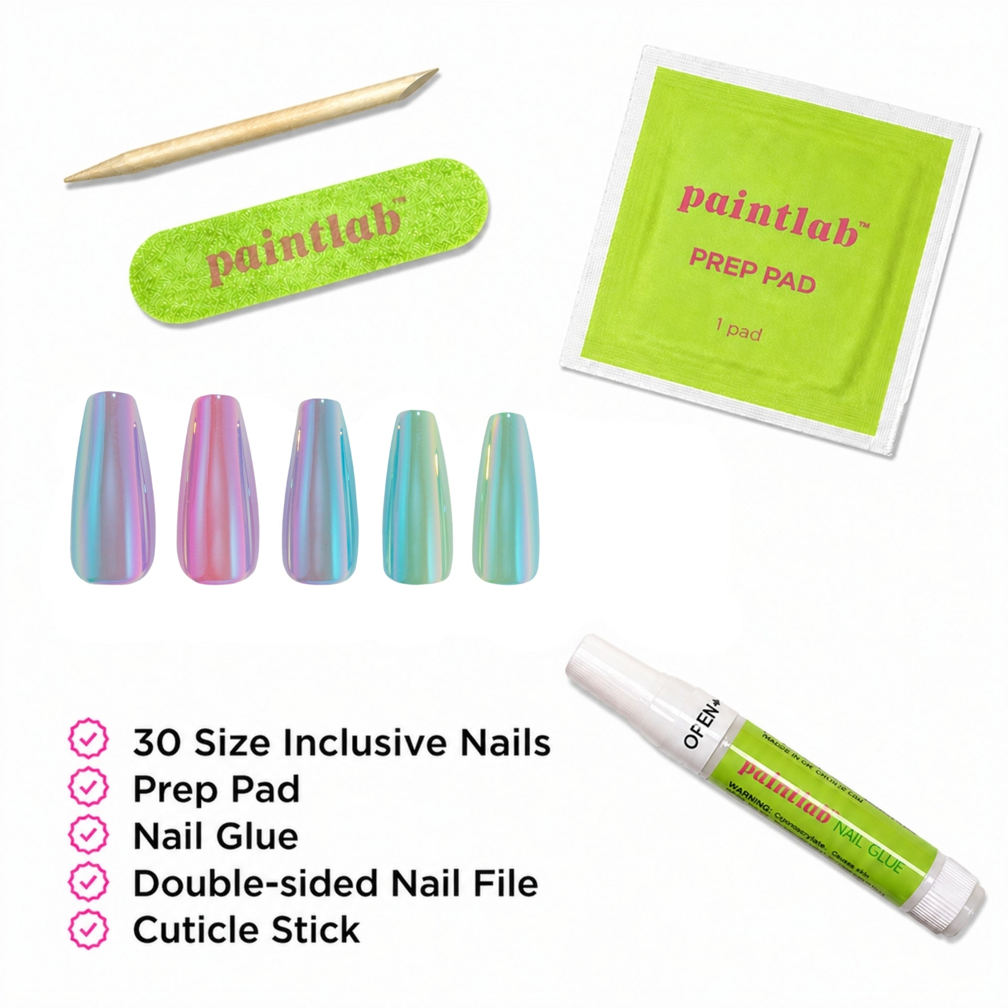paintlab-check-you-out-ii-coffin-sleek-press-on-nails image 4