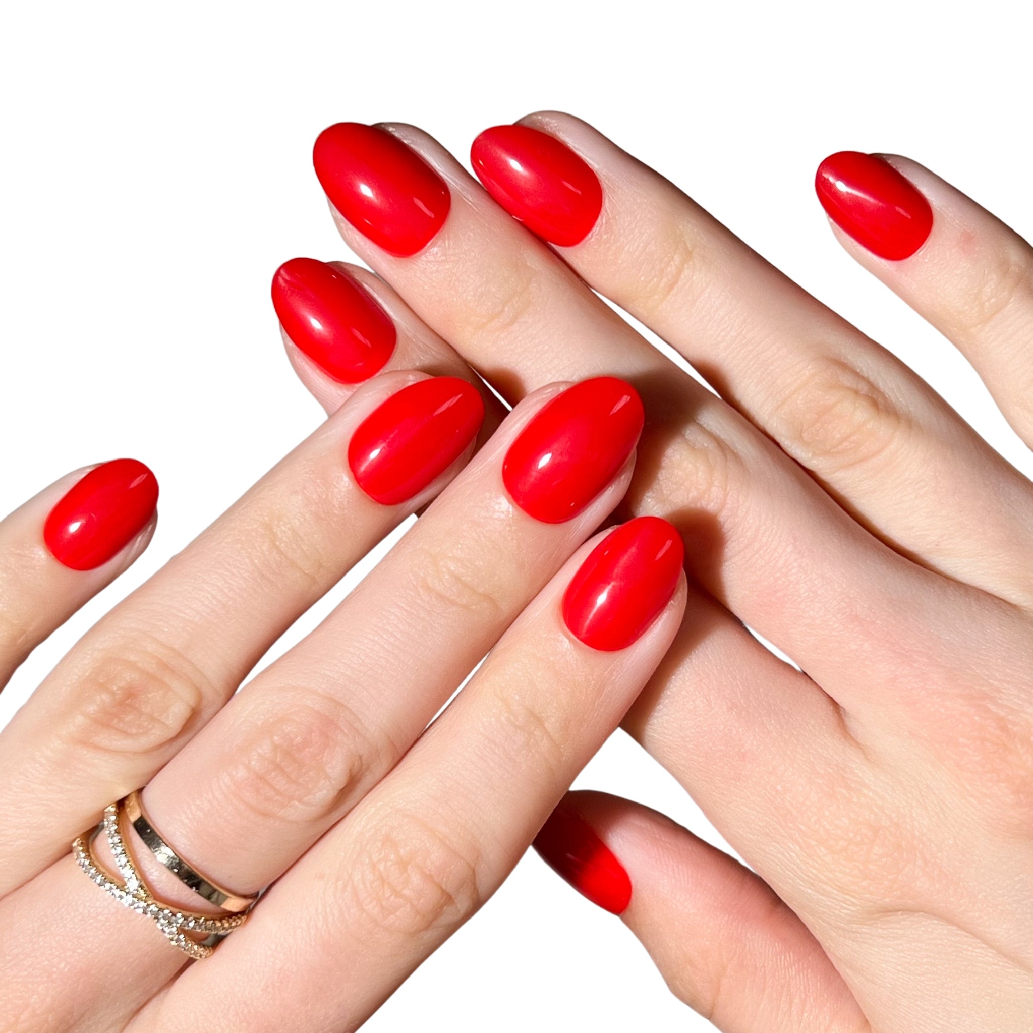 paintlab-cherry-pop-instant-stick-mani-extra-short-oval-press-on-nails image 5