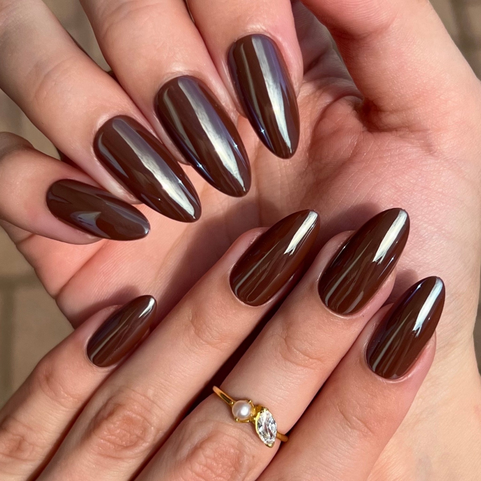 paintlab-cozy-chic-almond-press-on-nails-warm-neutral-tones-salon-quality-look-a image 2