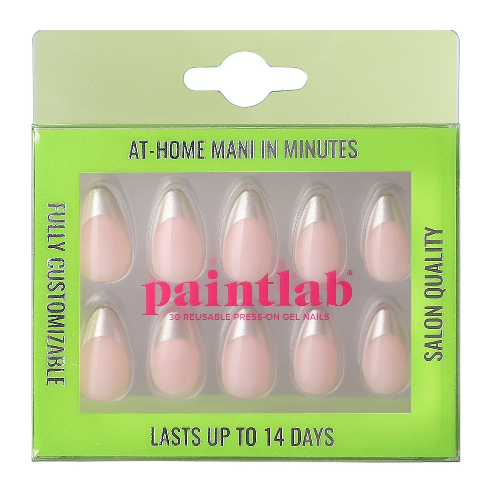 paintlab-chrome-silver-tips-short-almond-press-on-nails-futuristic-french-manicu image 1