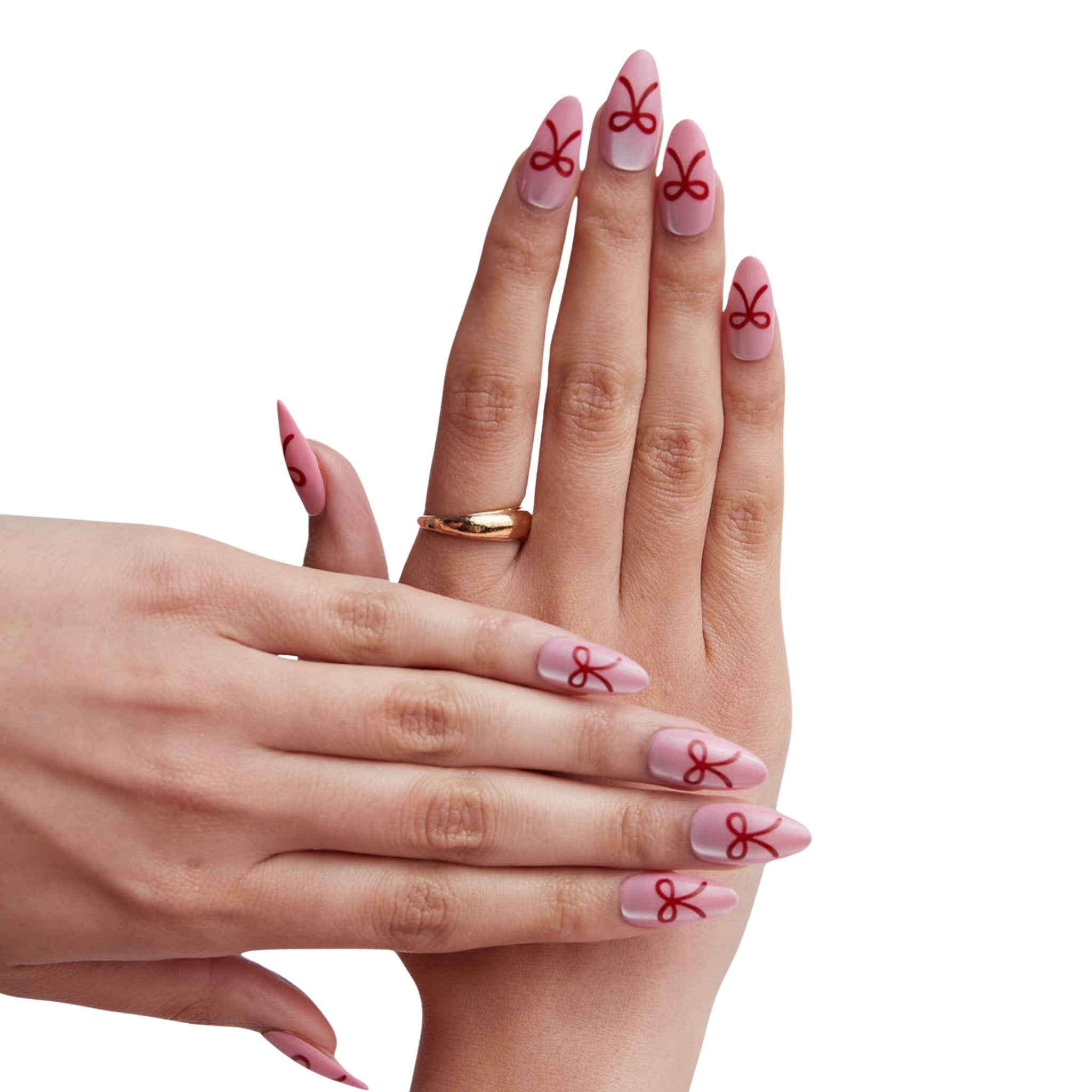 paintlab-coquette-bow-almond-press-on-nails-adorable-bow-accents-feminine-almond image 5