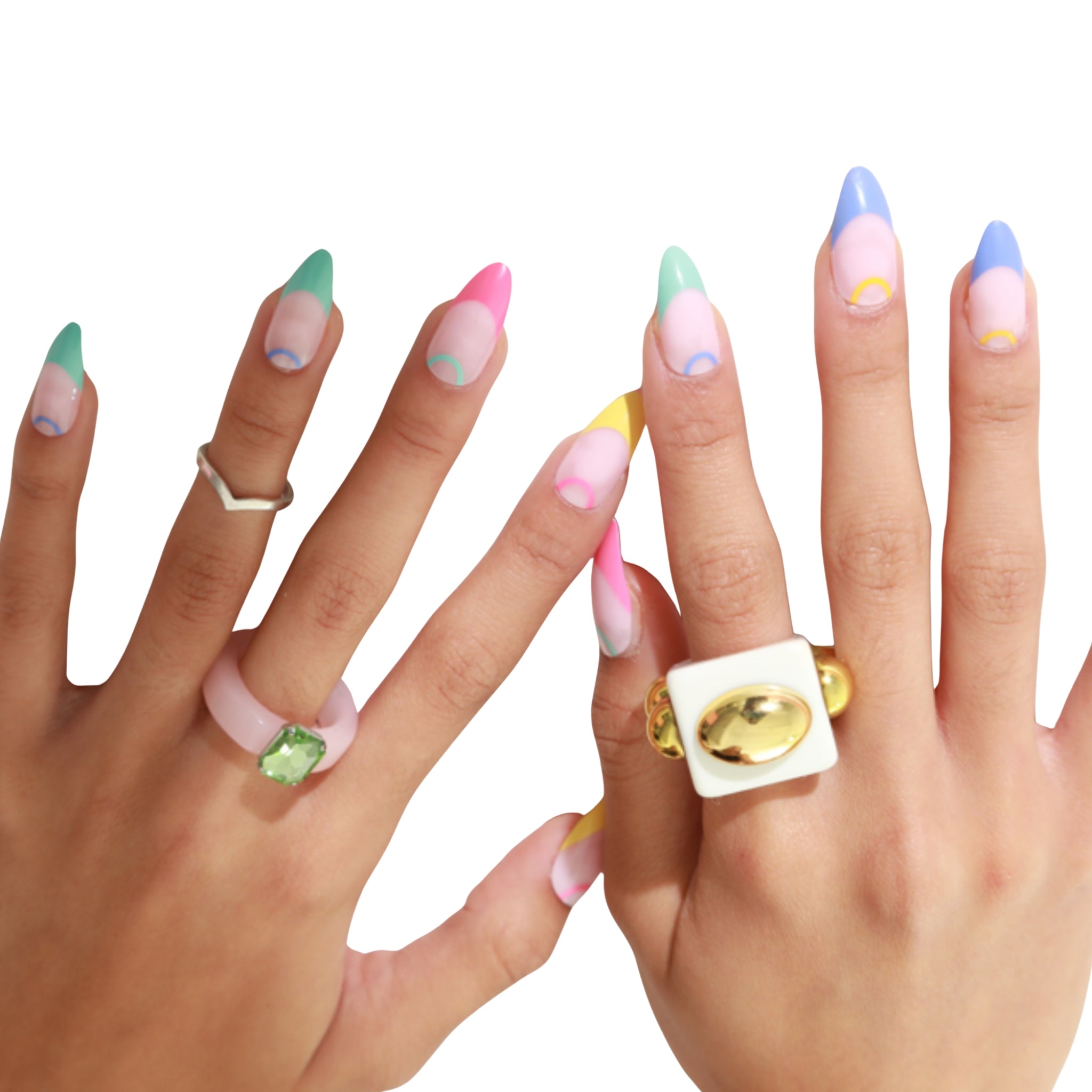 paintlab-cosmo-girl-almond-press-on-nails image 2