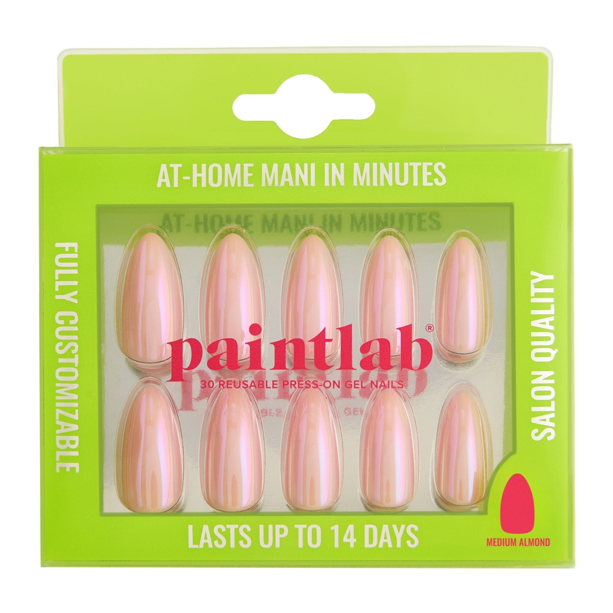 paintlab-cotton-candy-chrome-almond-press-on-nails-sweet-pink-chrome-finish image 1