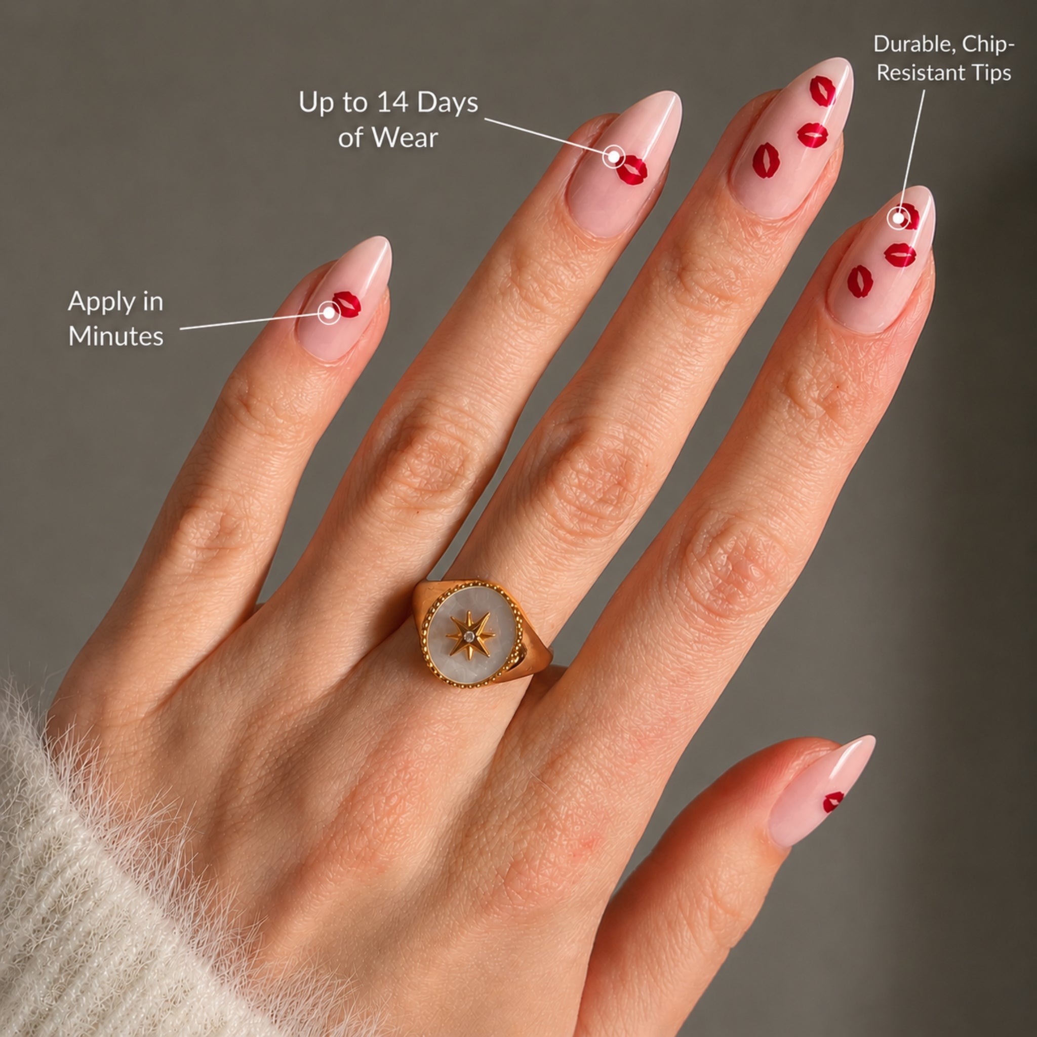 paintlab-cupid-s-kiss-short-almond-press-on-nails image 2