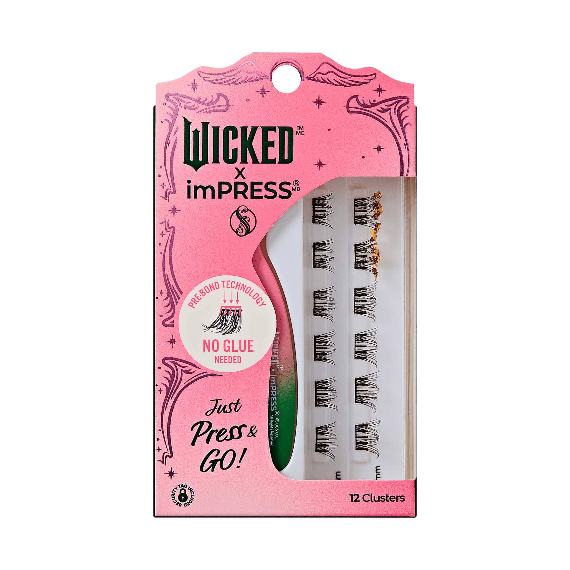 impress-wicked-x-impress-magic-unleashed-no-glue-lash-clusters-12-count-8mm-10mm image 1