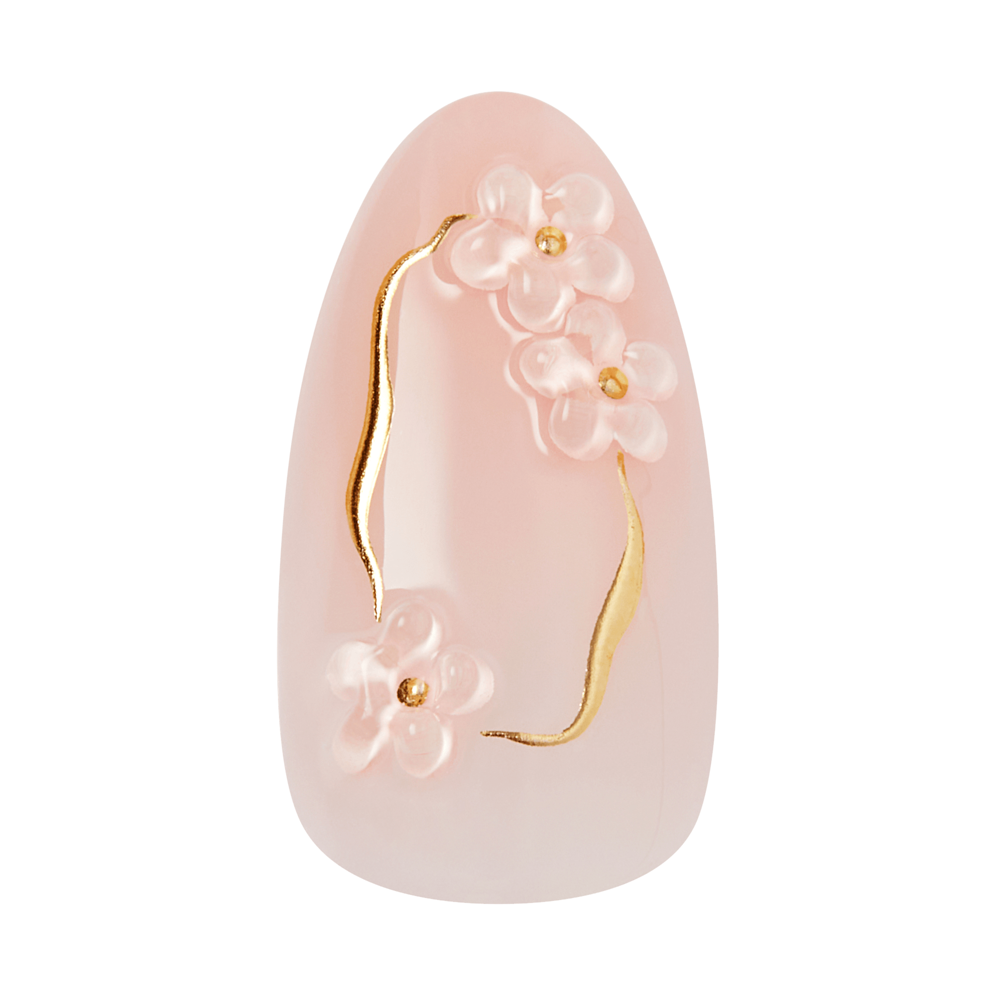 impress-design-no-glue-fake-press-on-nails-bloom-luxe-3d-jewel-design-pink-mediu image 6