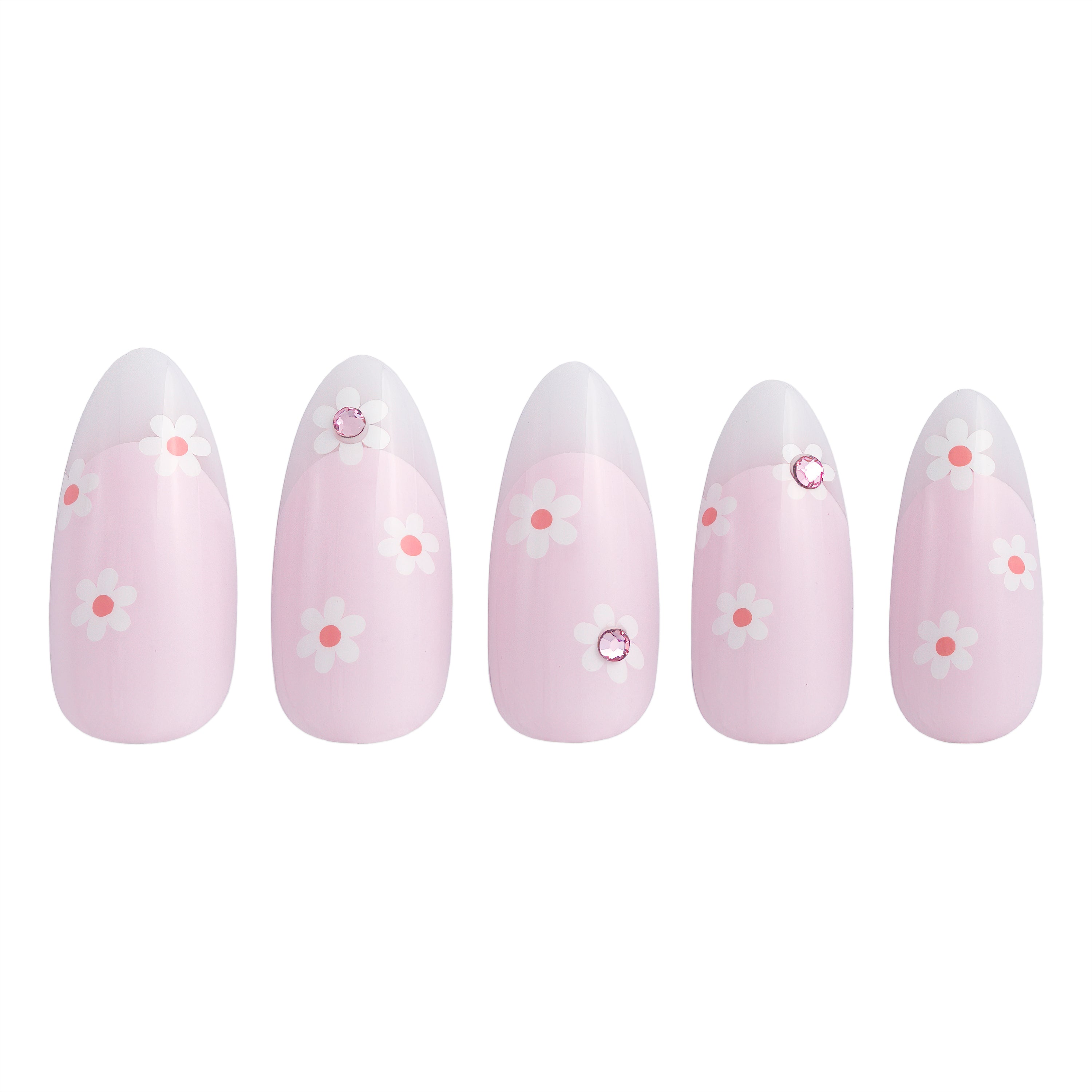 paintlab-dainty-daisy-almond-press-on-nails image 3