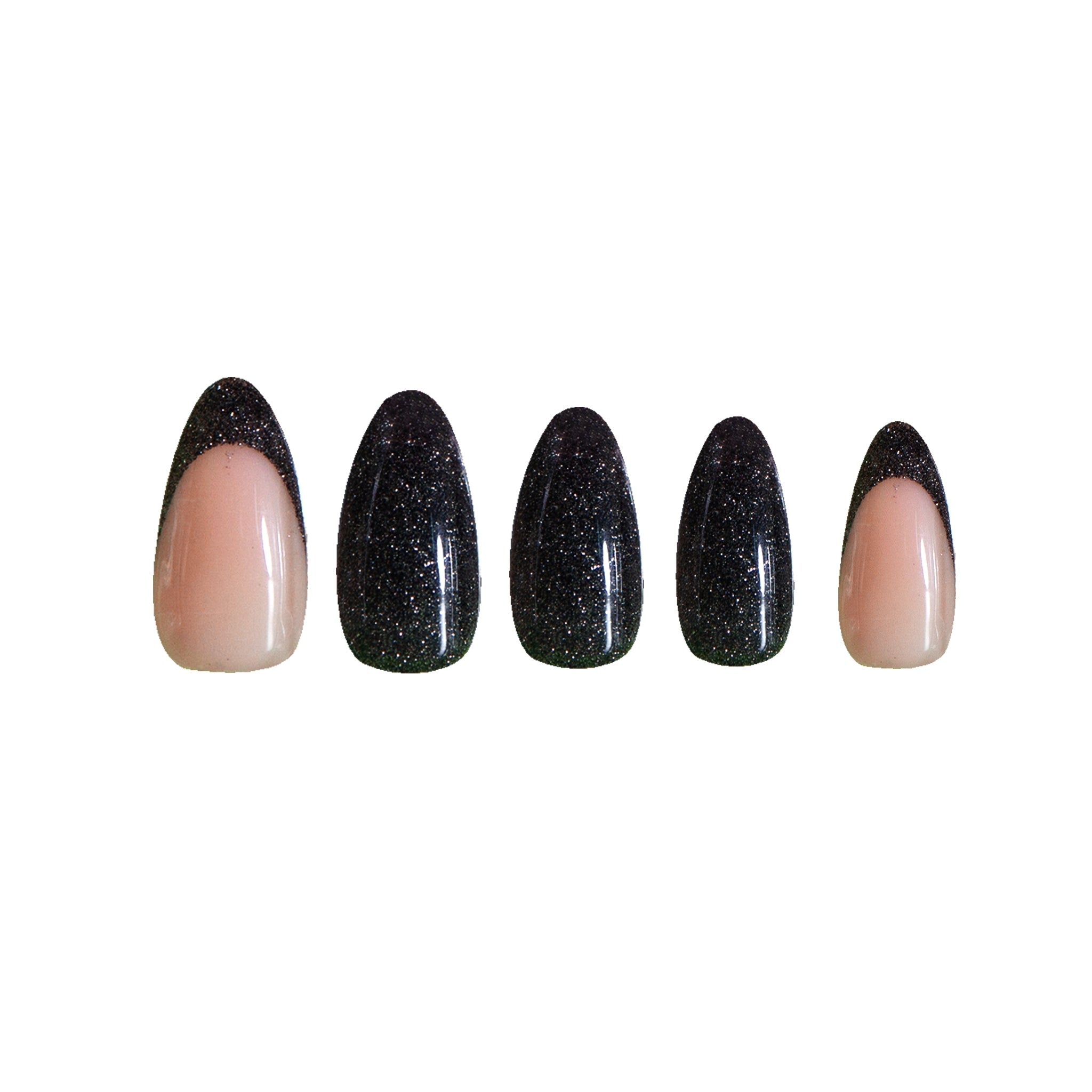 paintlab-disco-ball-almond-press-on-nails-glitter-party-set image 3